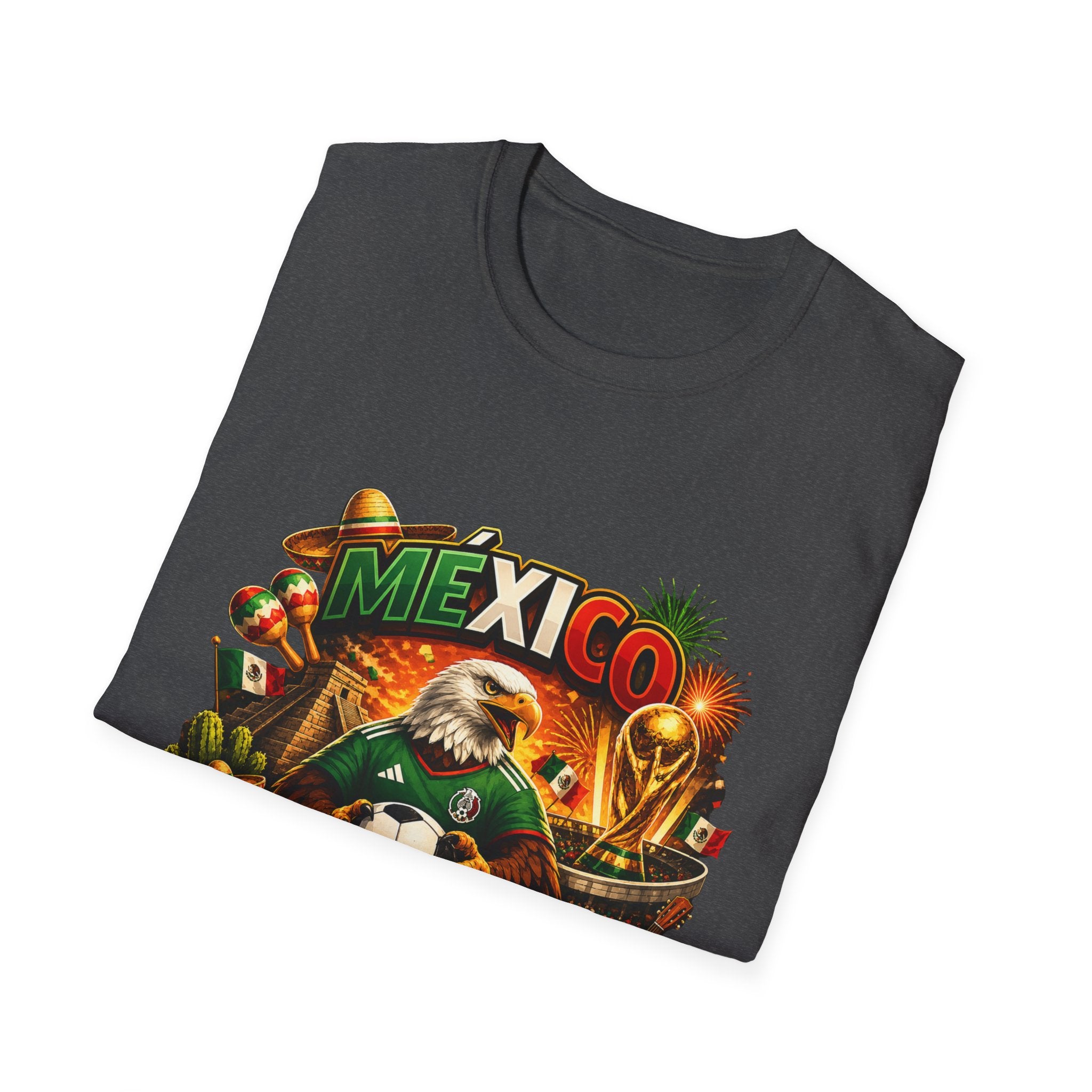 Mexico Si Se Puede T-Shirt | Mexican Eagle, Soccer, Guitar, Sombrero