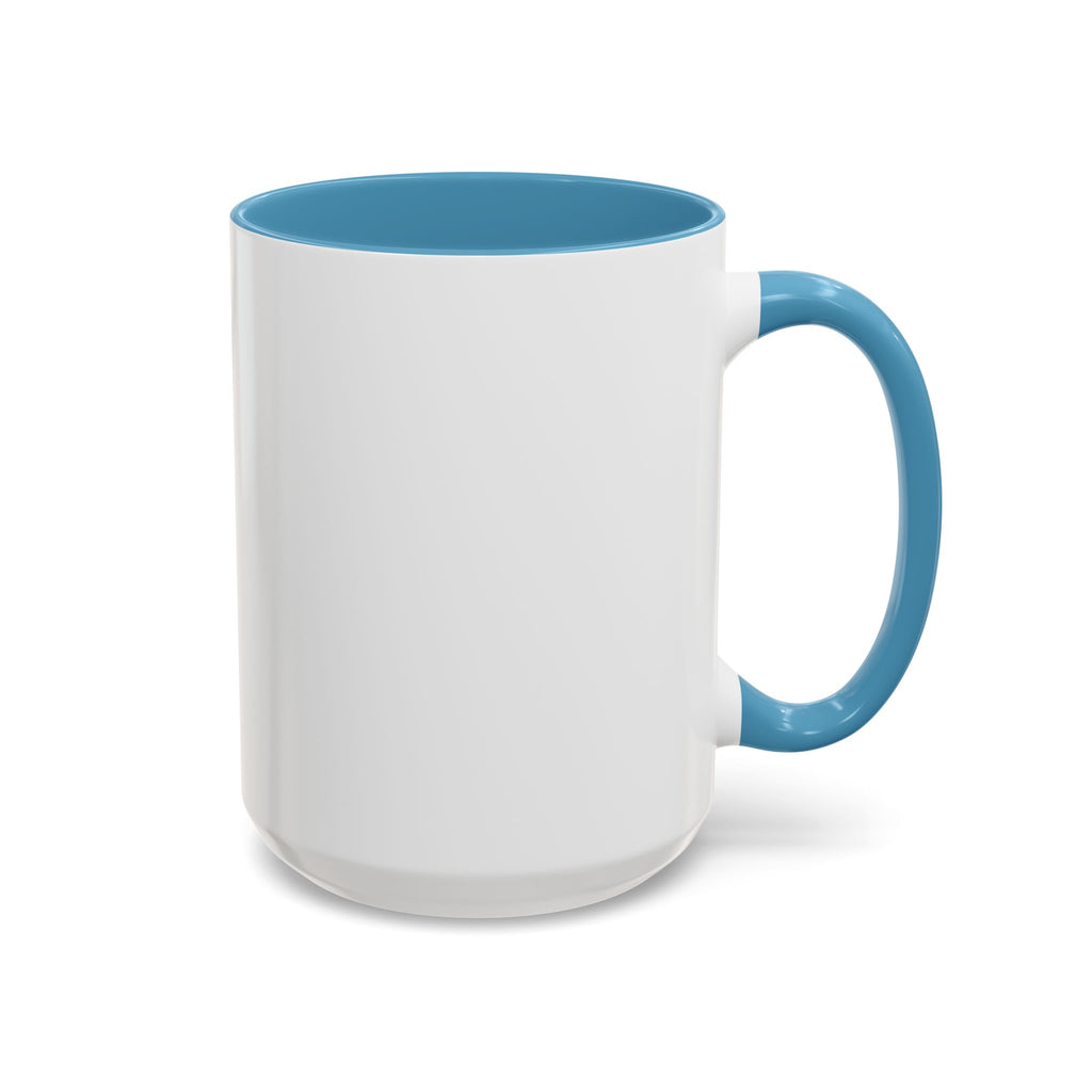 Heart Script Slogan Coffee Mug | Accent Black Handle and Rim