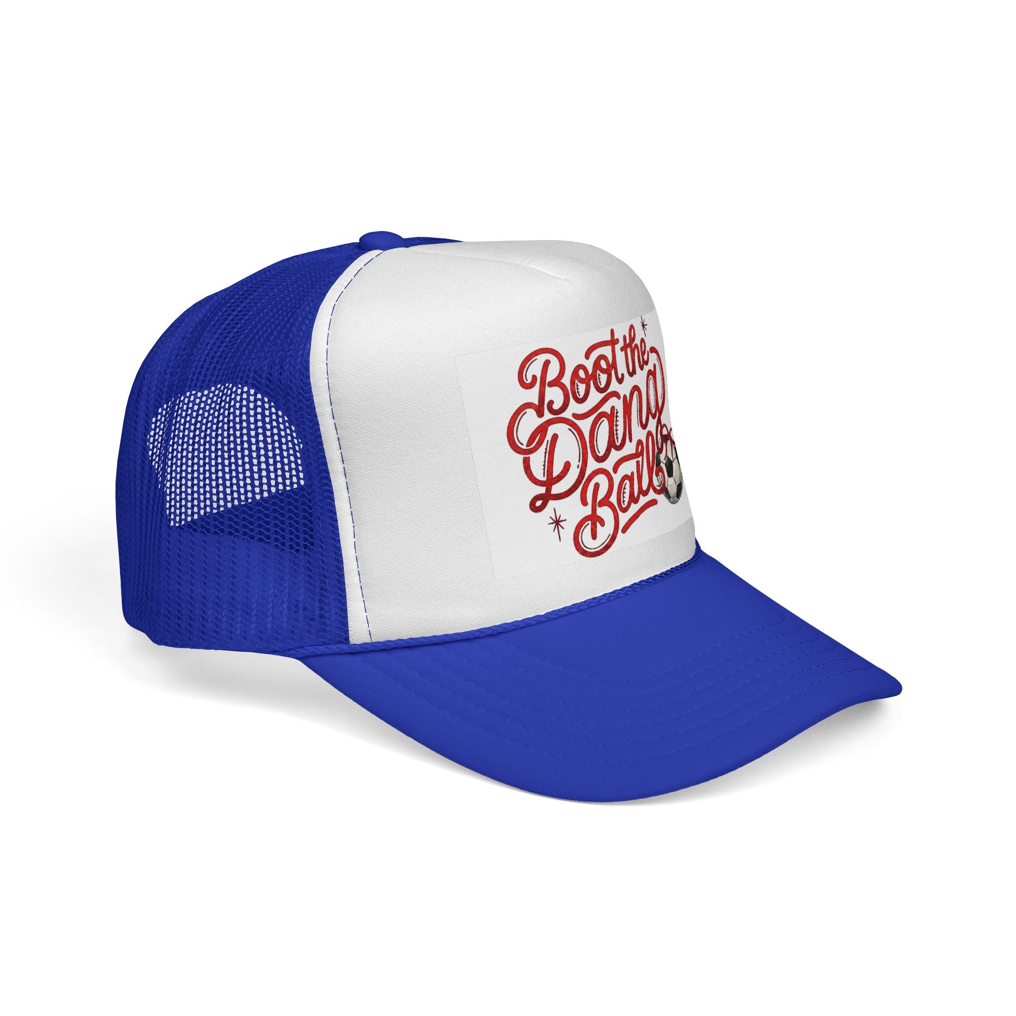Boot the Dang Balls Trucker Cap | Soccer Phrase Baseball Hat