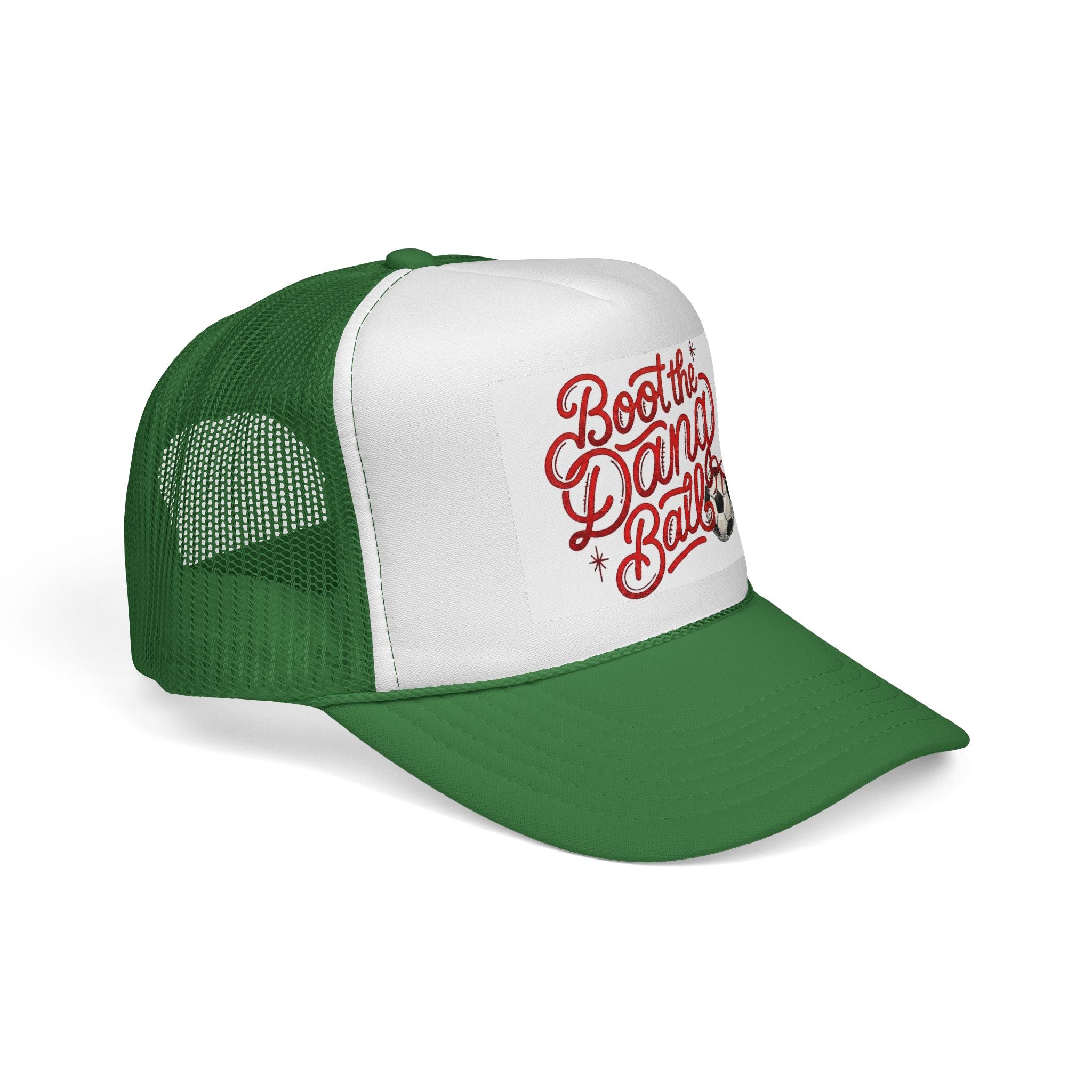 Boot the Dang Balls Trucker Cap | Soccer Phrase Baseball Hat