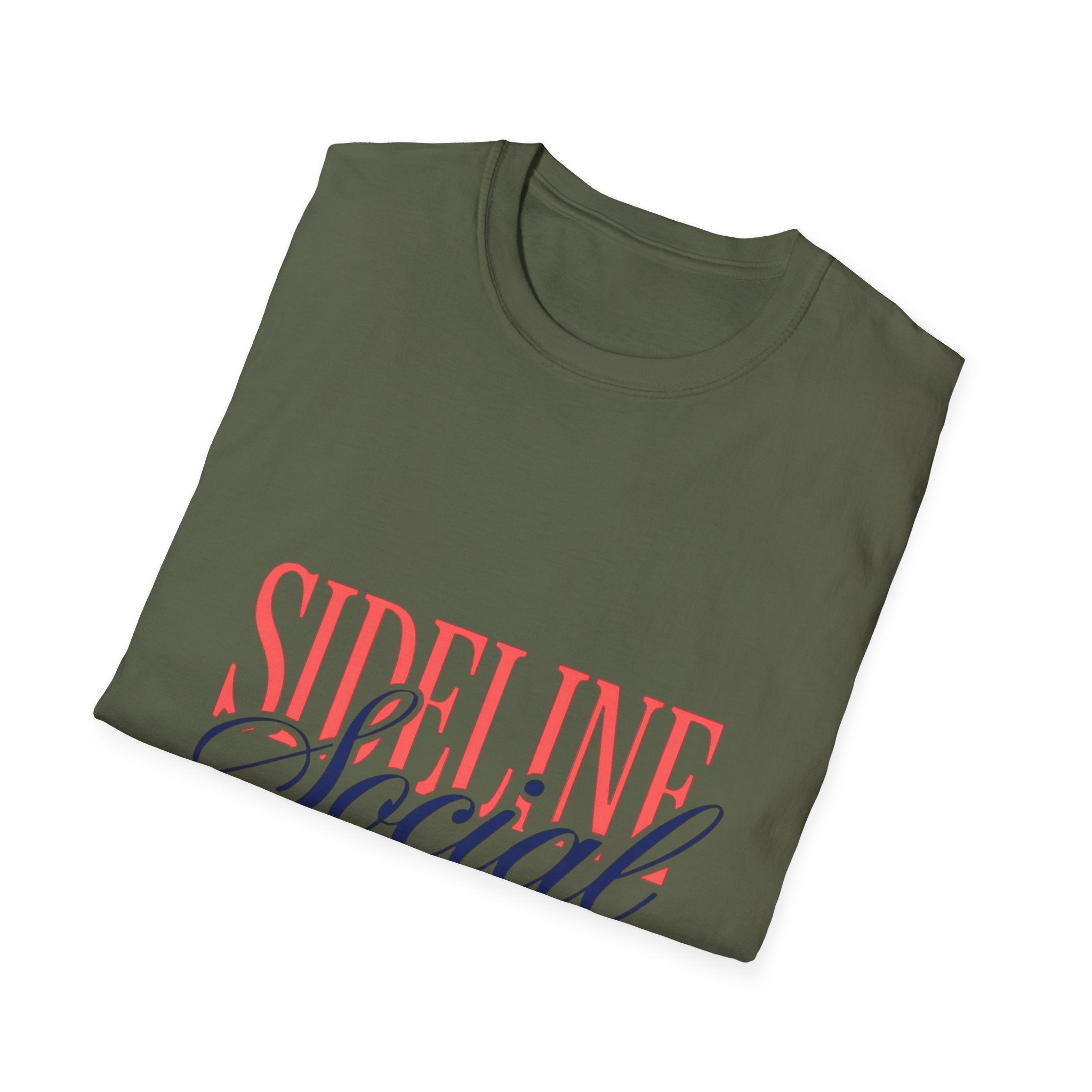 Sideline Social Club T-Shirt | Script Logo, Sports Fan Tee
