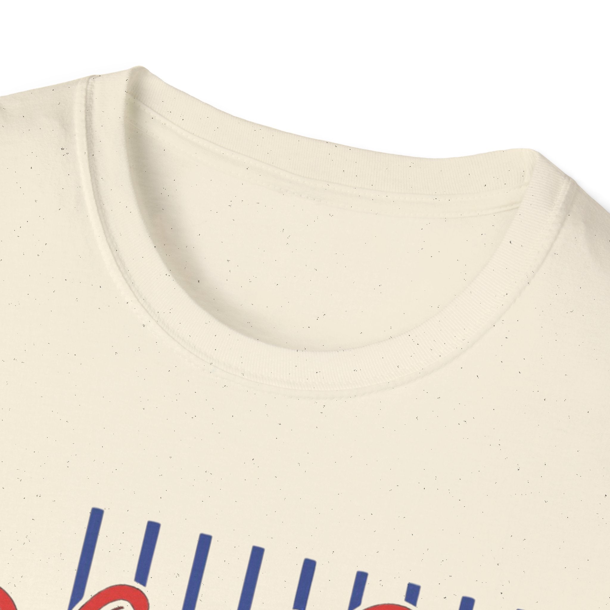 Hit the Dang Ball T-Shirt | Baseball Script Design, Striped Background