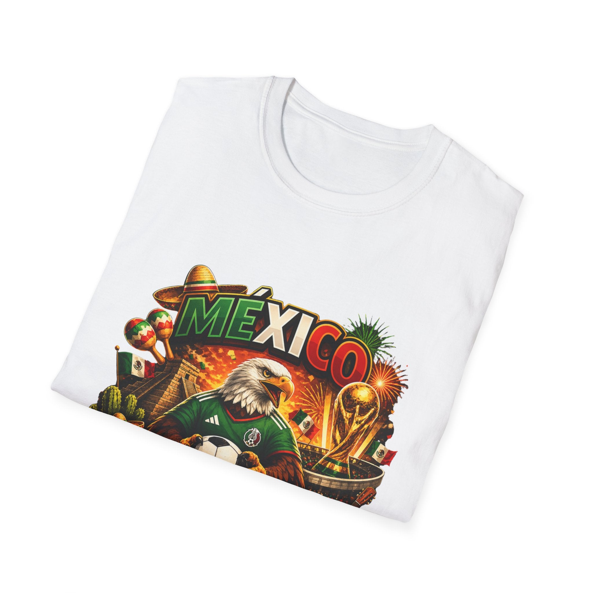 Mexico Si Se Puede T-Shirt | Mexican Eagle, Soccer, Guitar, Sombrero
