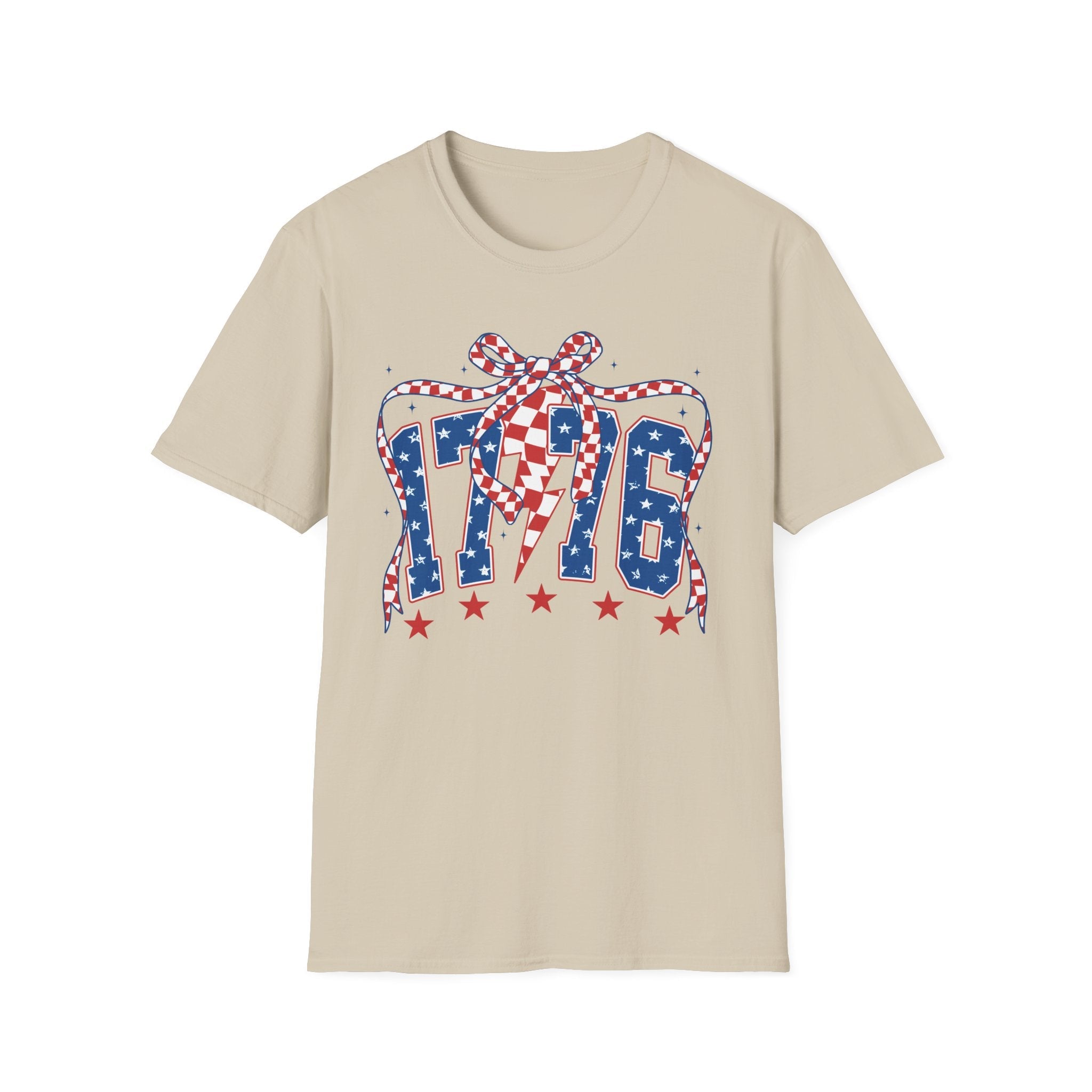 1776 Patriotic Bow Tee | Vintage Americana Graphic Tee XS–5XL | 250th Anniversary