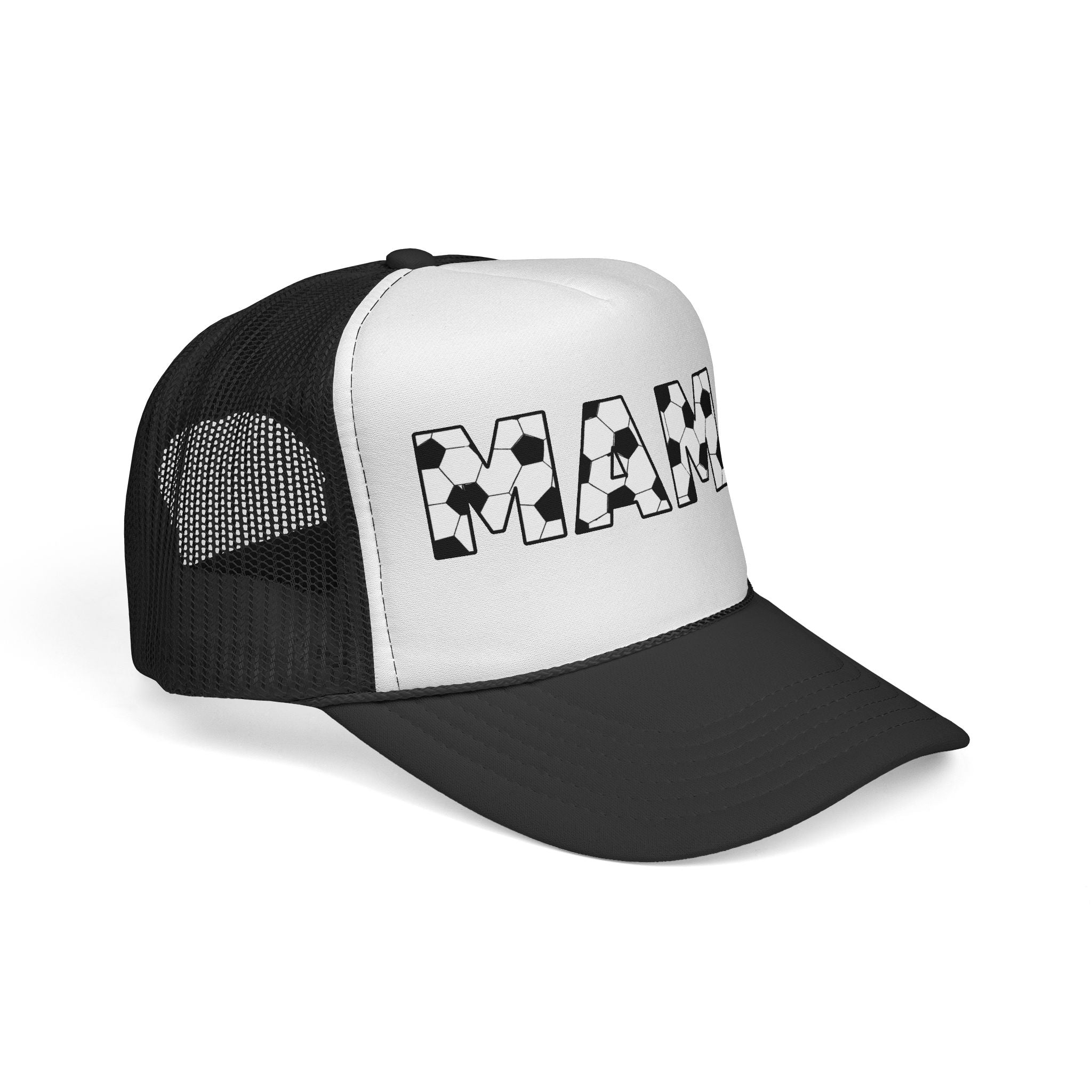 Soccer Ball MAMA Trucker Cap | Sports Mom Mesh Hat