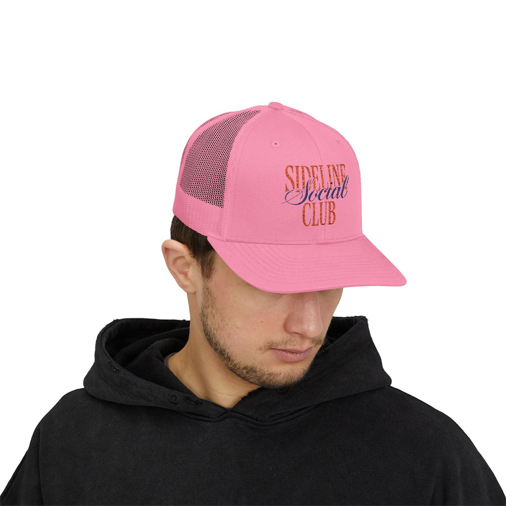 Sideline Social Club Trucker Cap | Embroidered Mesh Snapback