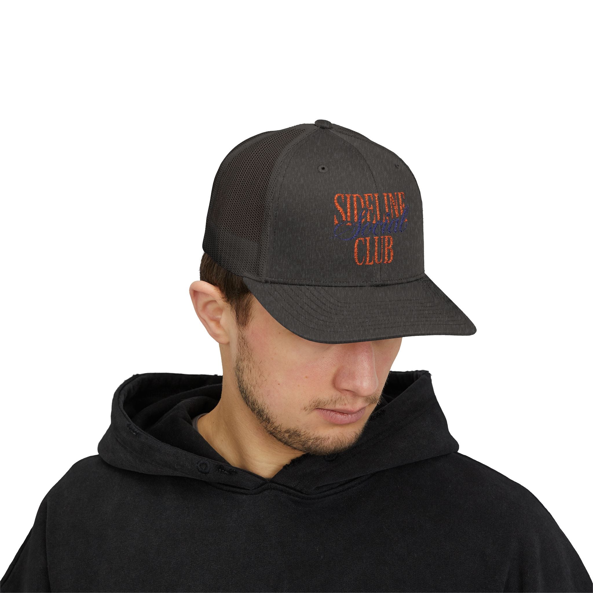 Sideline Social Club Trucker Cap | Embroidered Mesh Snapback