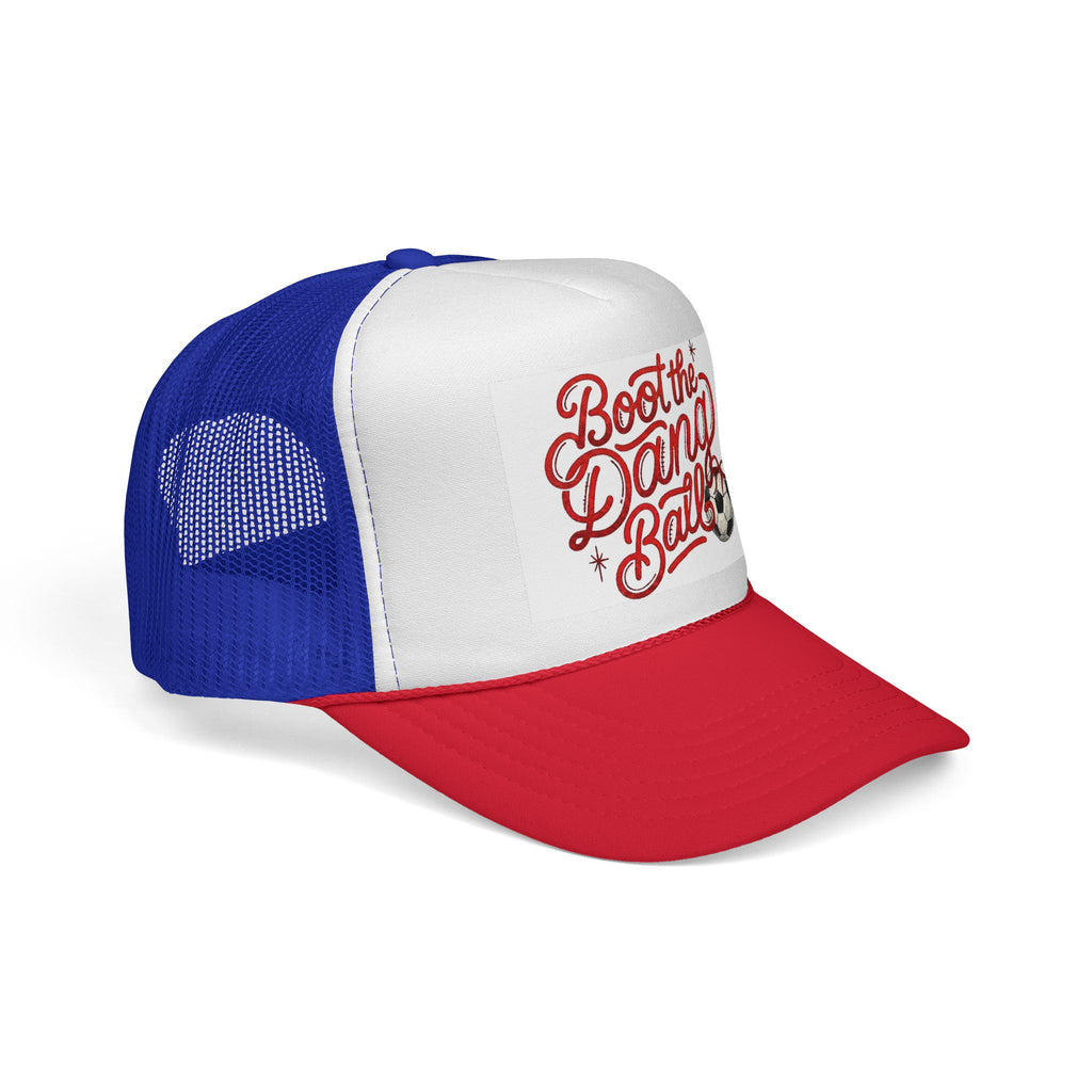 Boot the Dang Balls Trucker Cap | Soccer Phrase Baseball Hat