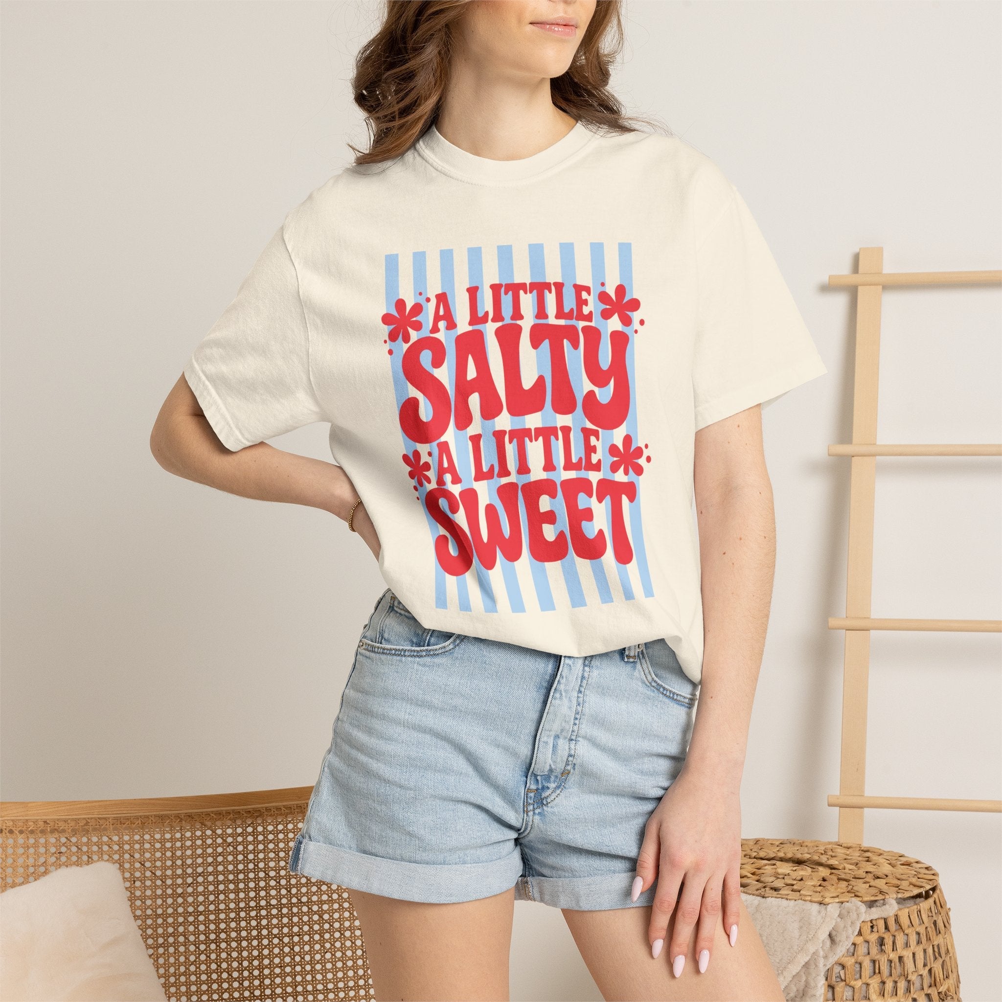 A Little Salty A Little Sweet | Retro Beachy Graphic Tee S–4XL