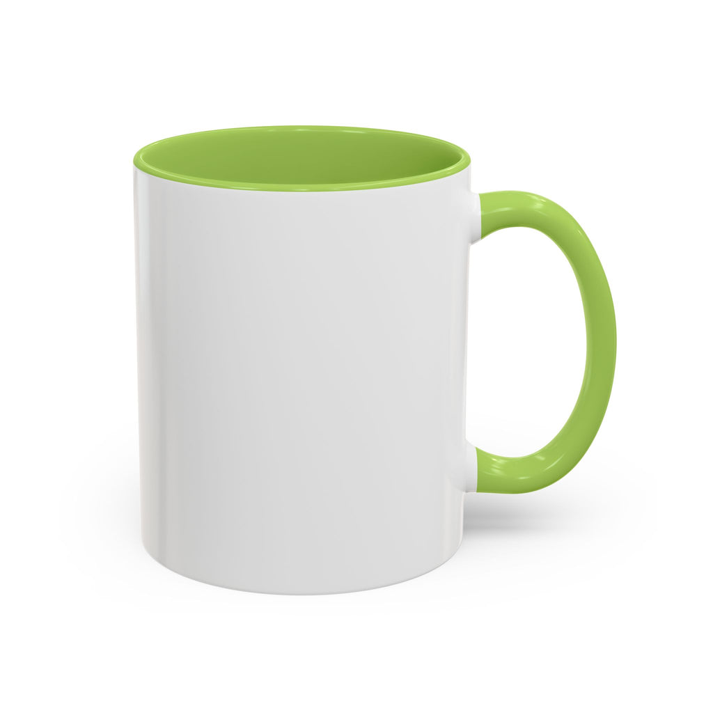 Heart Script Slogan Coffee Mug | Accent Black Handle and Rim