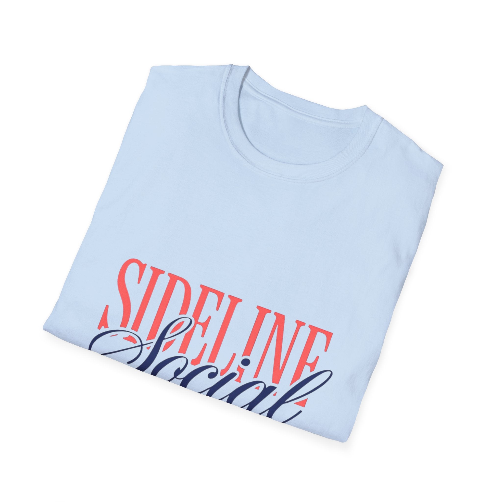 Sideline Social Club T-Shirt | Script Logo, Sports Fan Tee