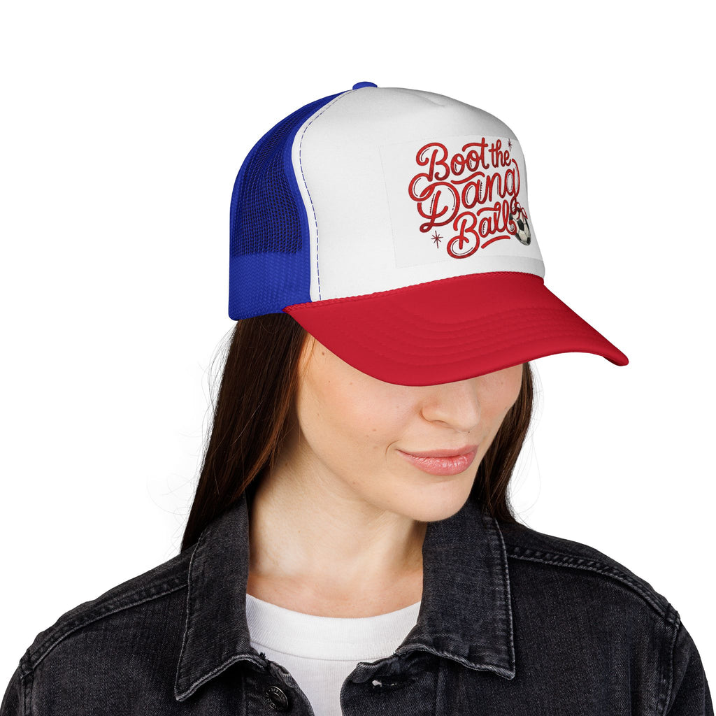 Boot the Dang Balls Trucker Cap | Soccer Phrase Baseball Hat
