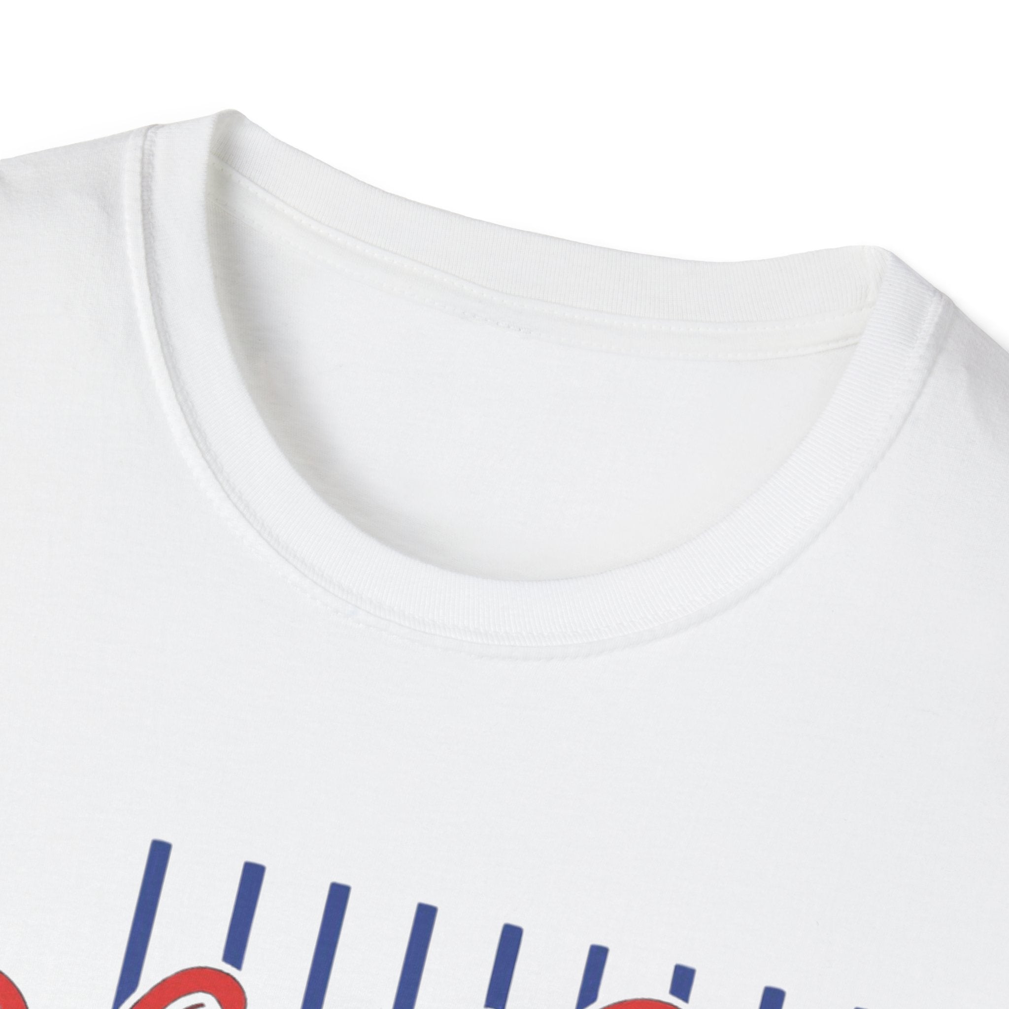 Hit the Dang Ball T-Shirt | Baseball Script Design, Striped Background