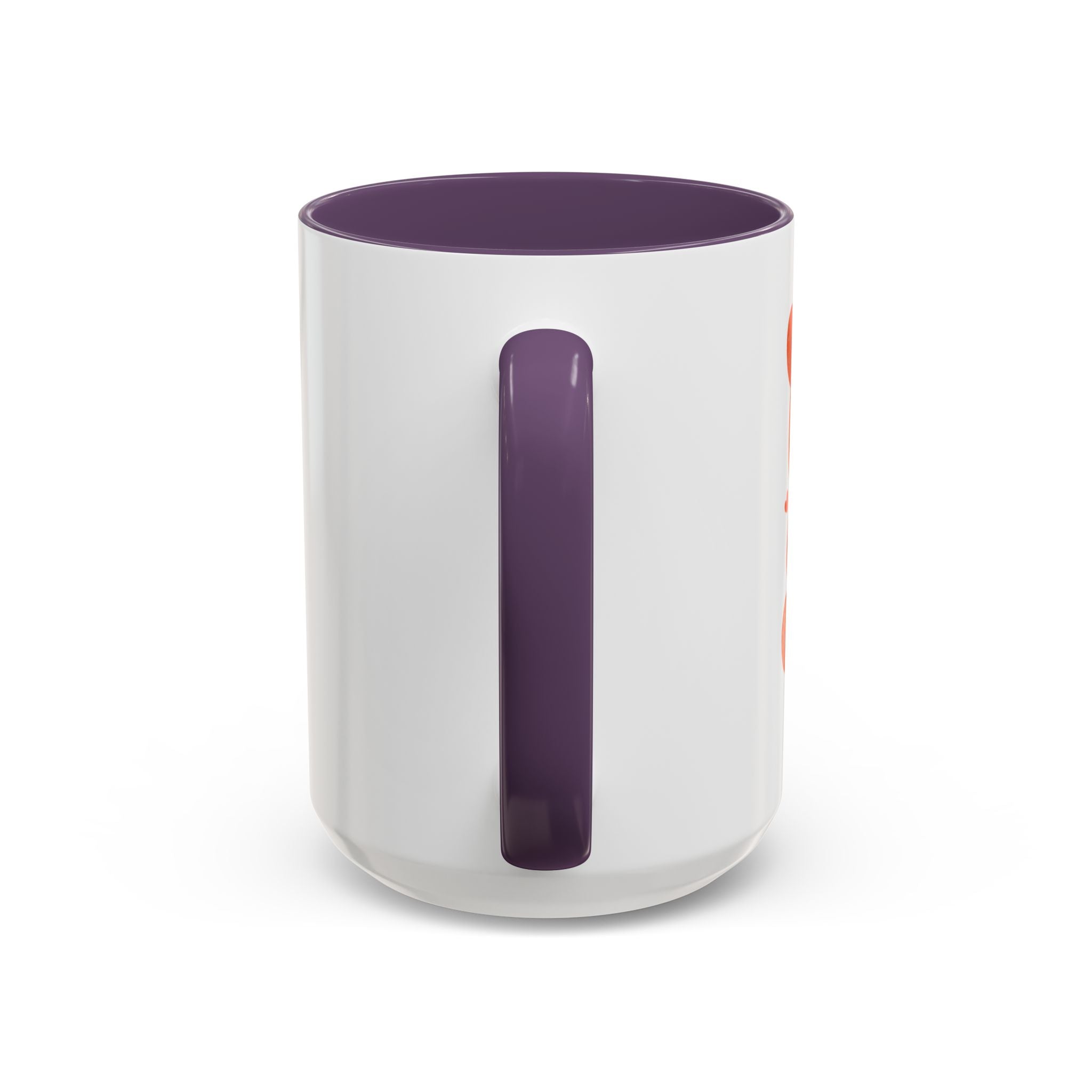 Heart Script Slogan Coffee Mug | Accent Black Handle and Rim