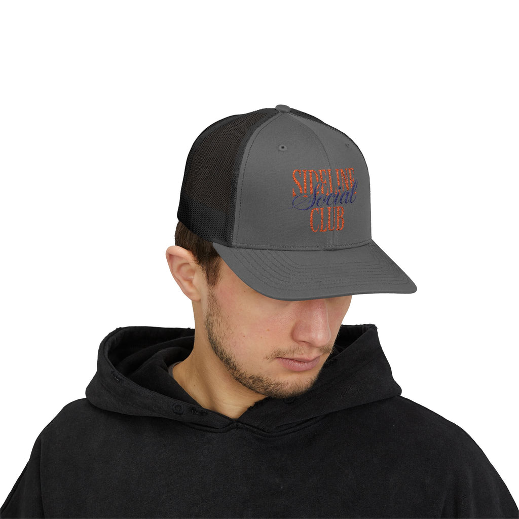 Sideline Social Club Trucker Cap | Embroidered Mesh Snapback