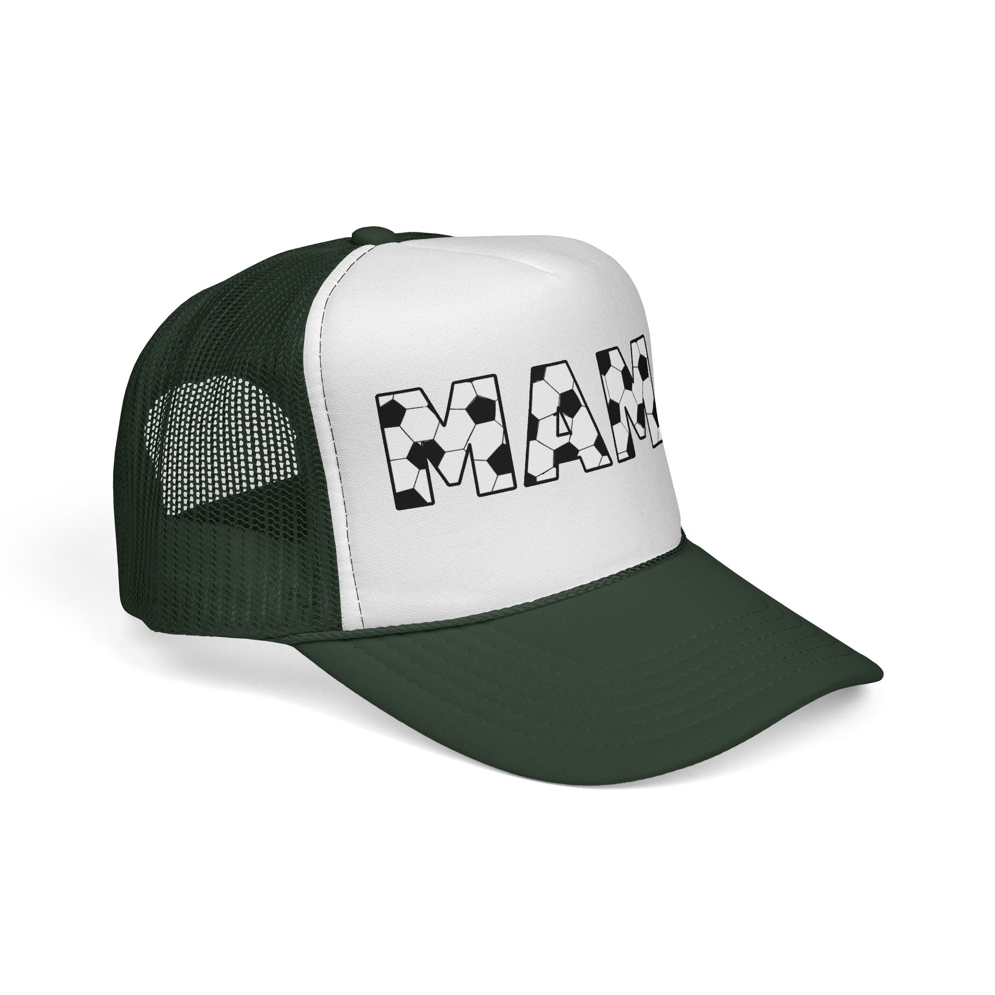 Soccer Ball MAMA Trucker Cap | Sports Mom Mesh Hat