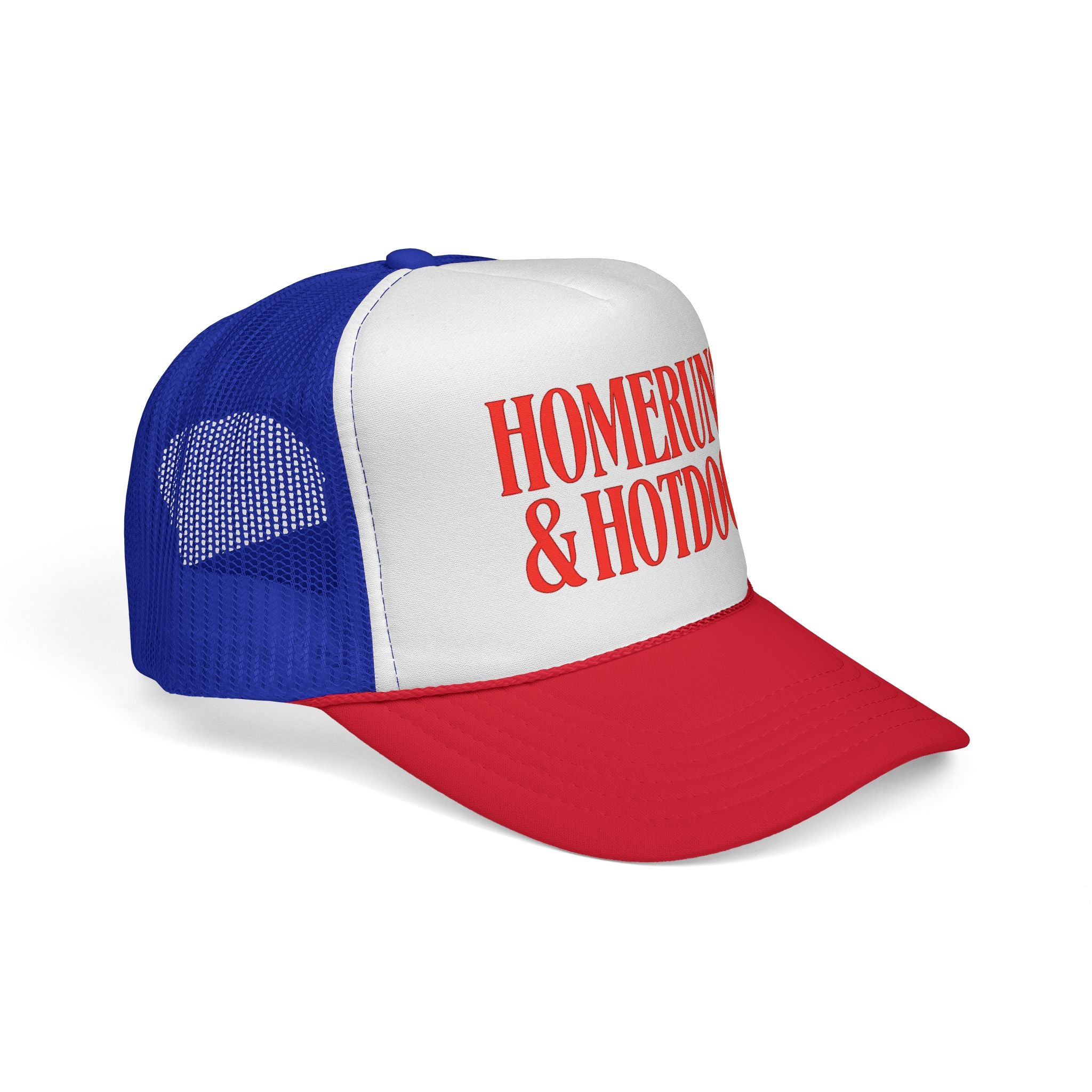 Homeruns & Hotdogs Trucker Cap | Baseball Theme Mesh Hat