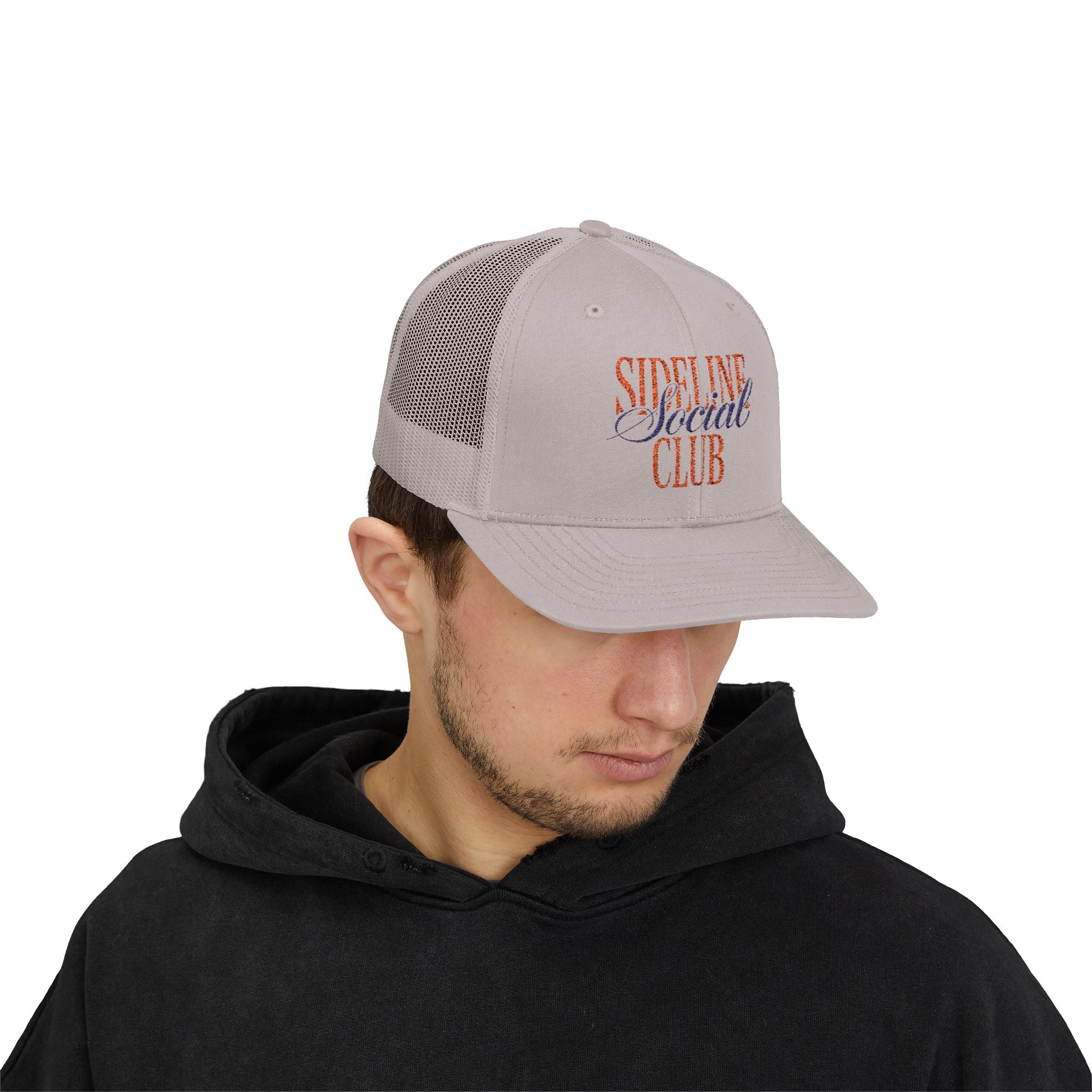 Sideline Social Club Trucker Cap | Embroidered Mesh Snapback