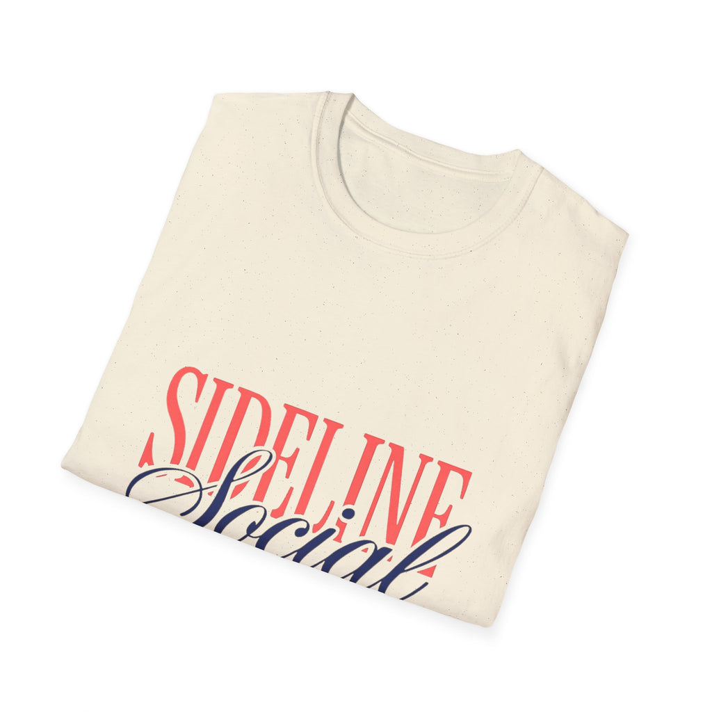 Sideline Social Club T-Shirt | Script Logo, Sports Fan Tee
