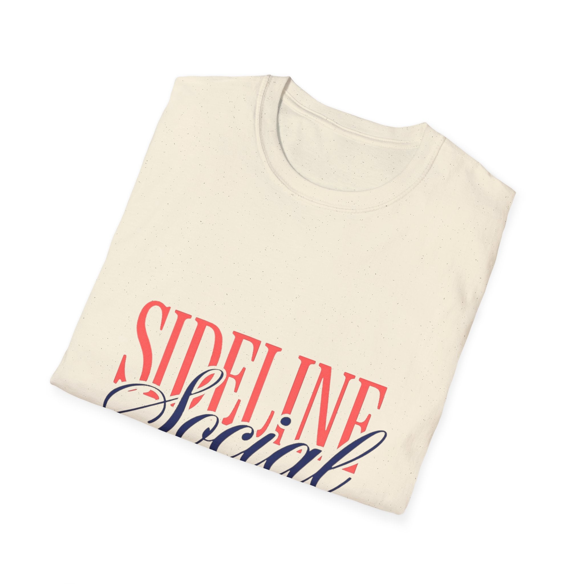 Sideline Social Club T-Shirt | Script Logo, Sports Fan Tee