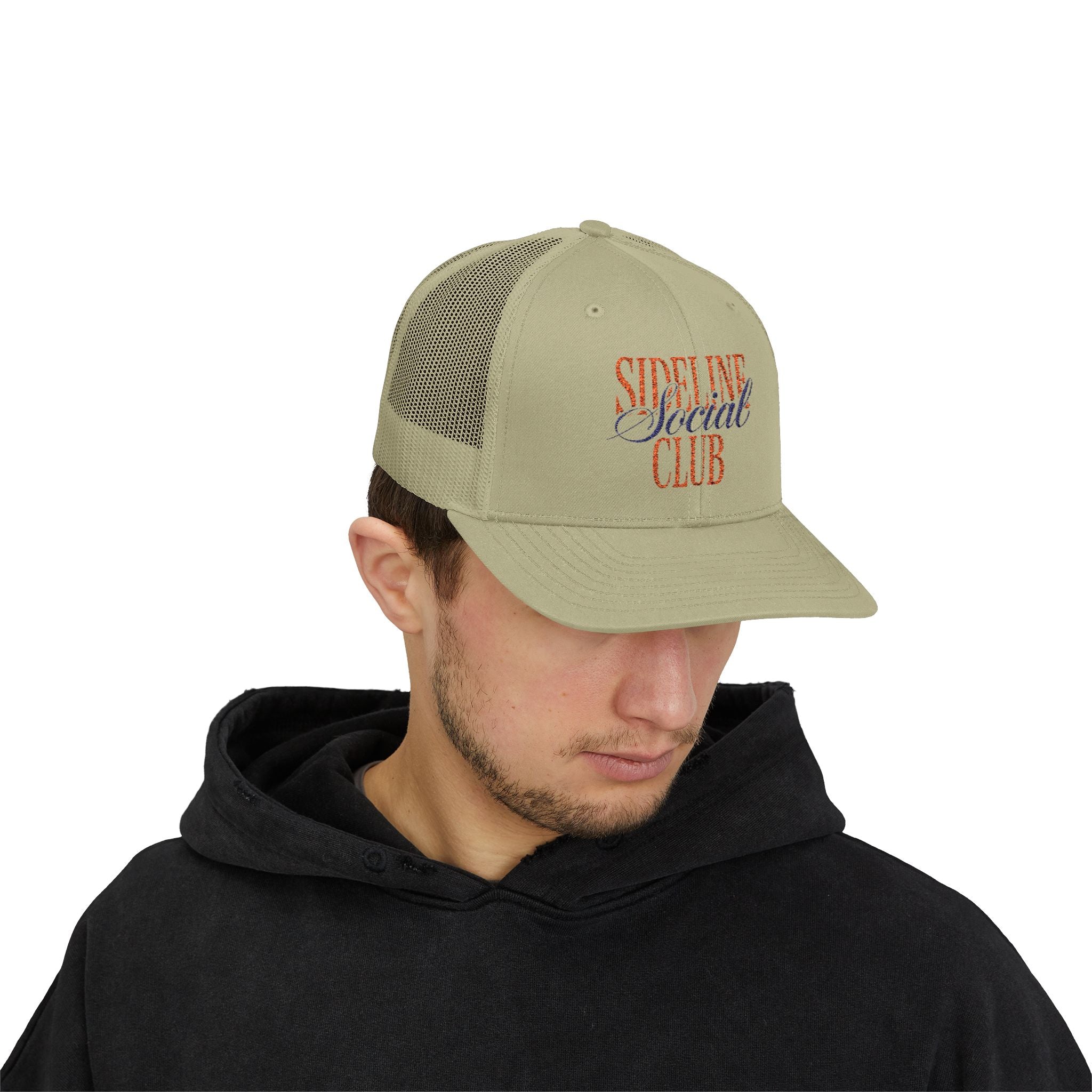 Sideline Social Club Trucker Cap | Embroidered Mesh Snapback