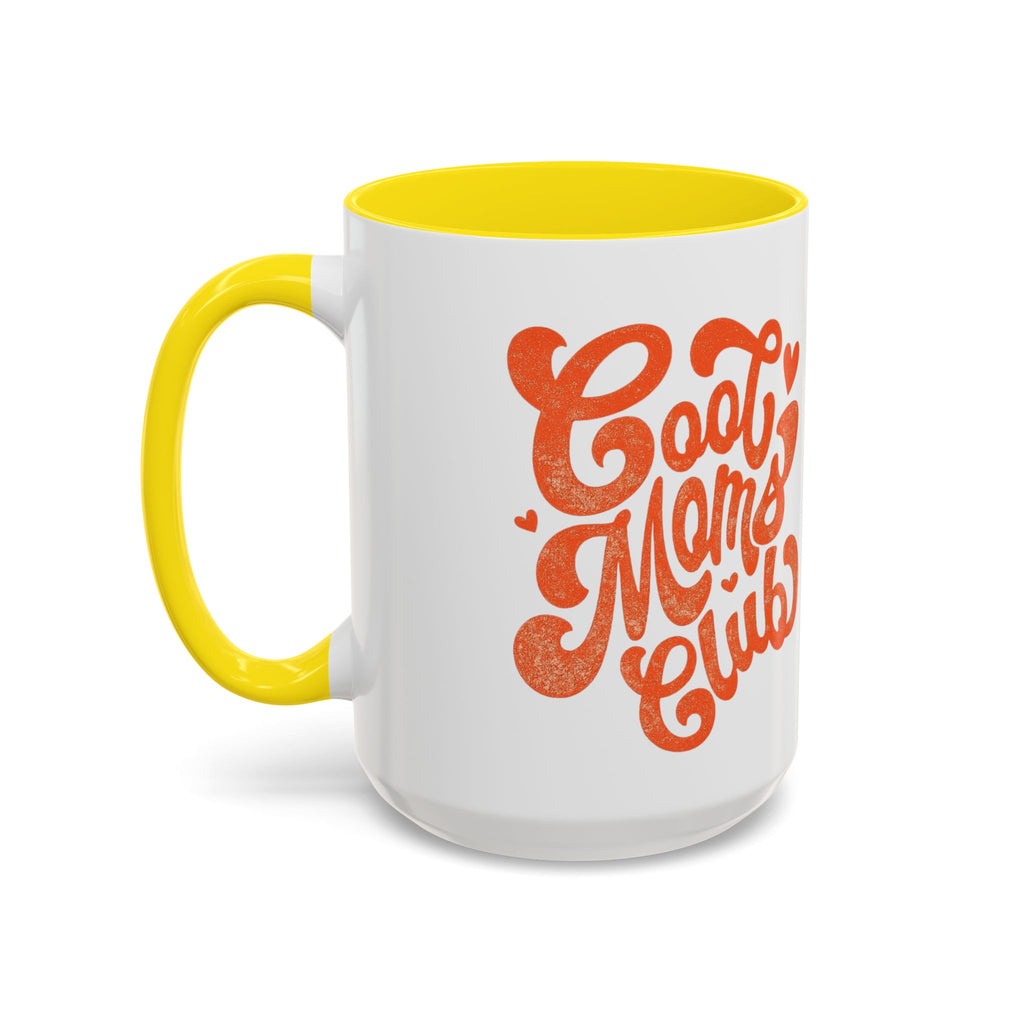 Heart Script Slogan Coffee Mug | Accent Black Handle and Rim