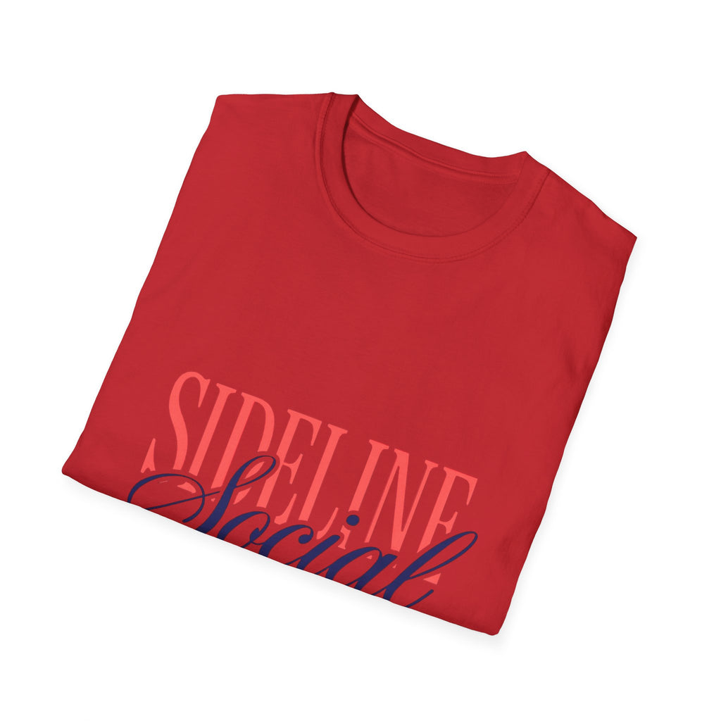Sideline Social Club T-Shirt | Script Logo, Sports Fan Tee