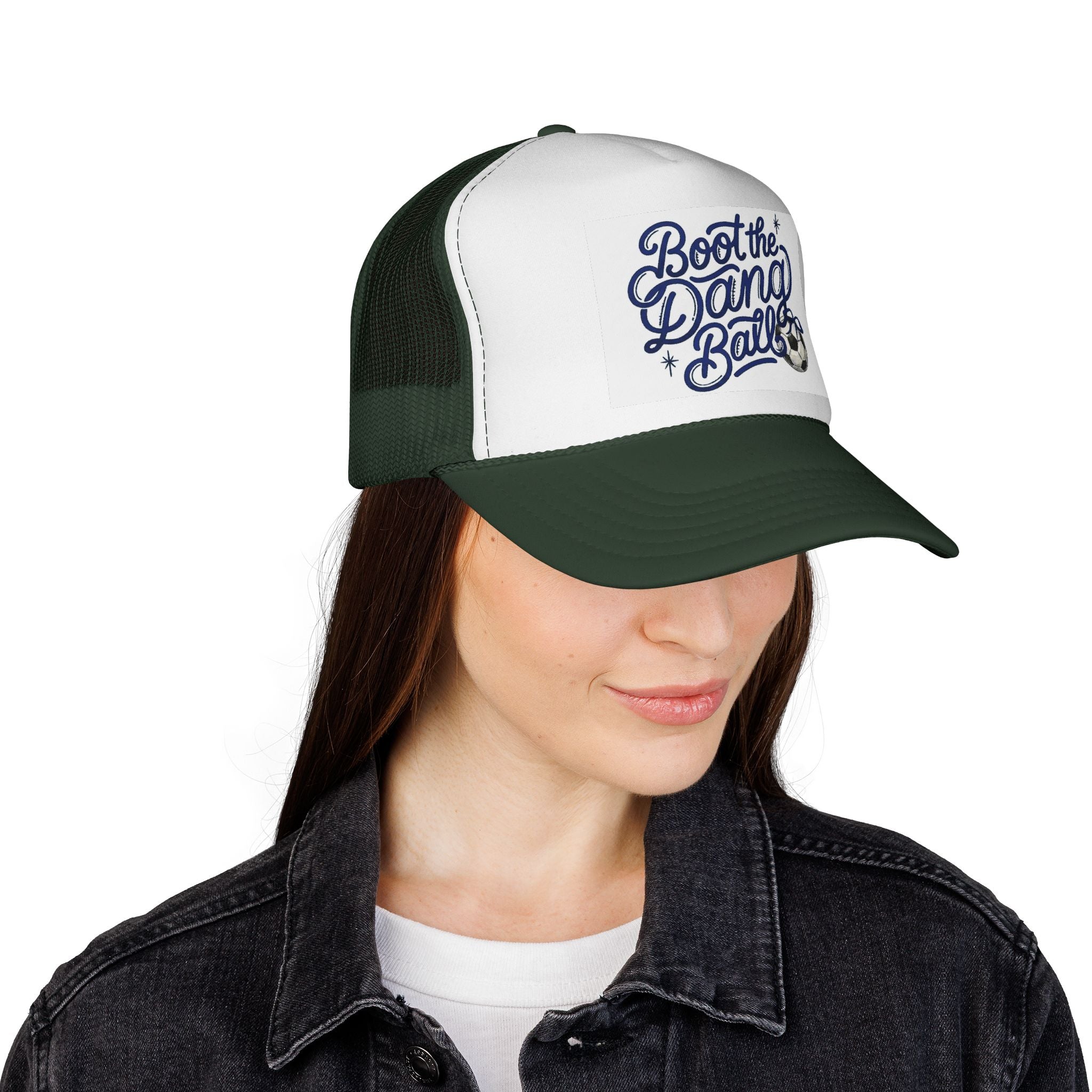 Boot the Dang Ball Trucker Cap 'The Ella"