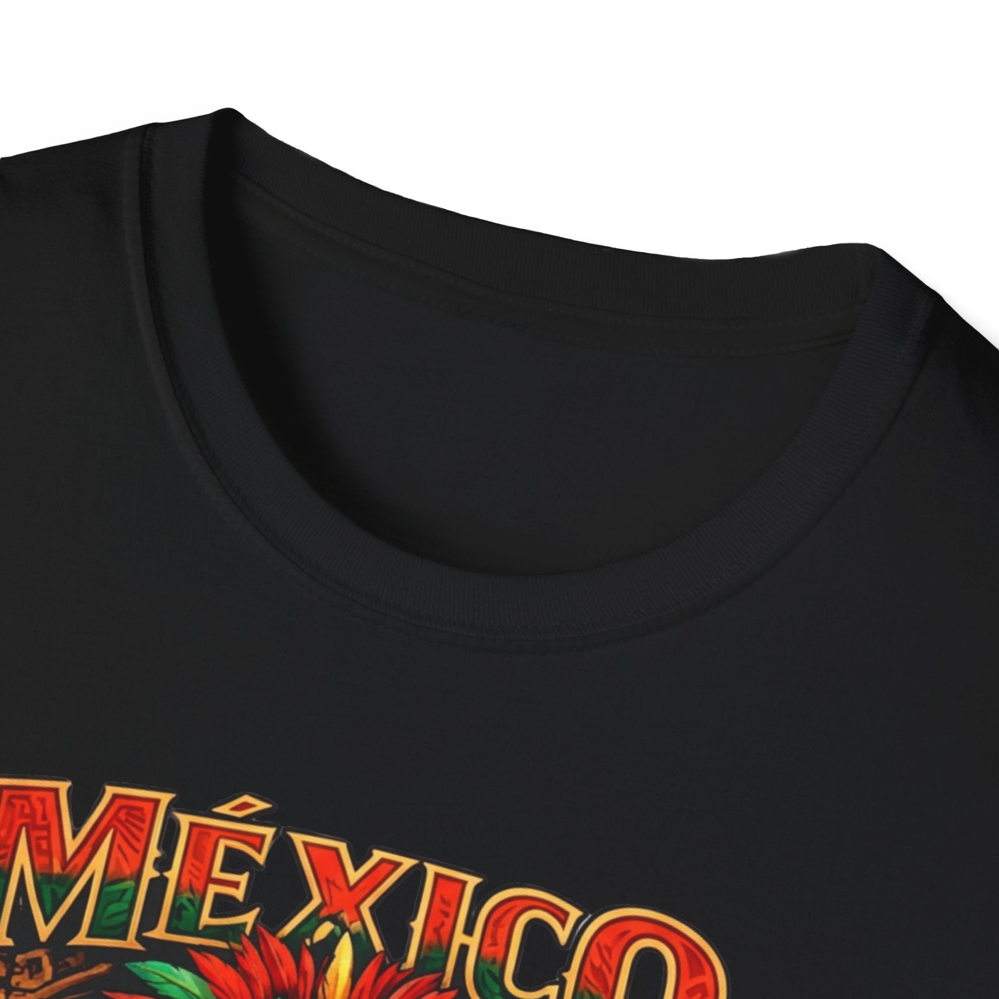 Mexico Aztec Warrior T-Shirt | Mesoamerican Pyramid Illustration