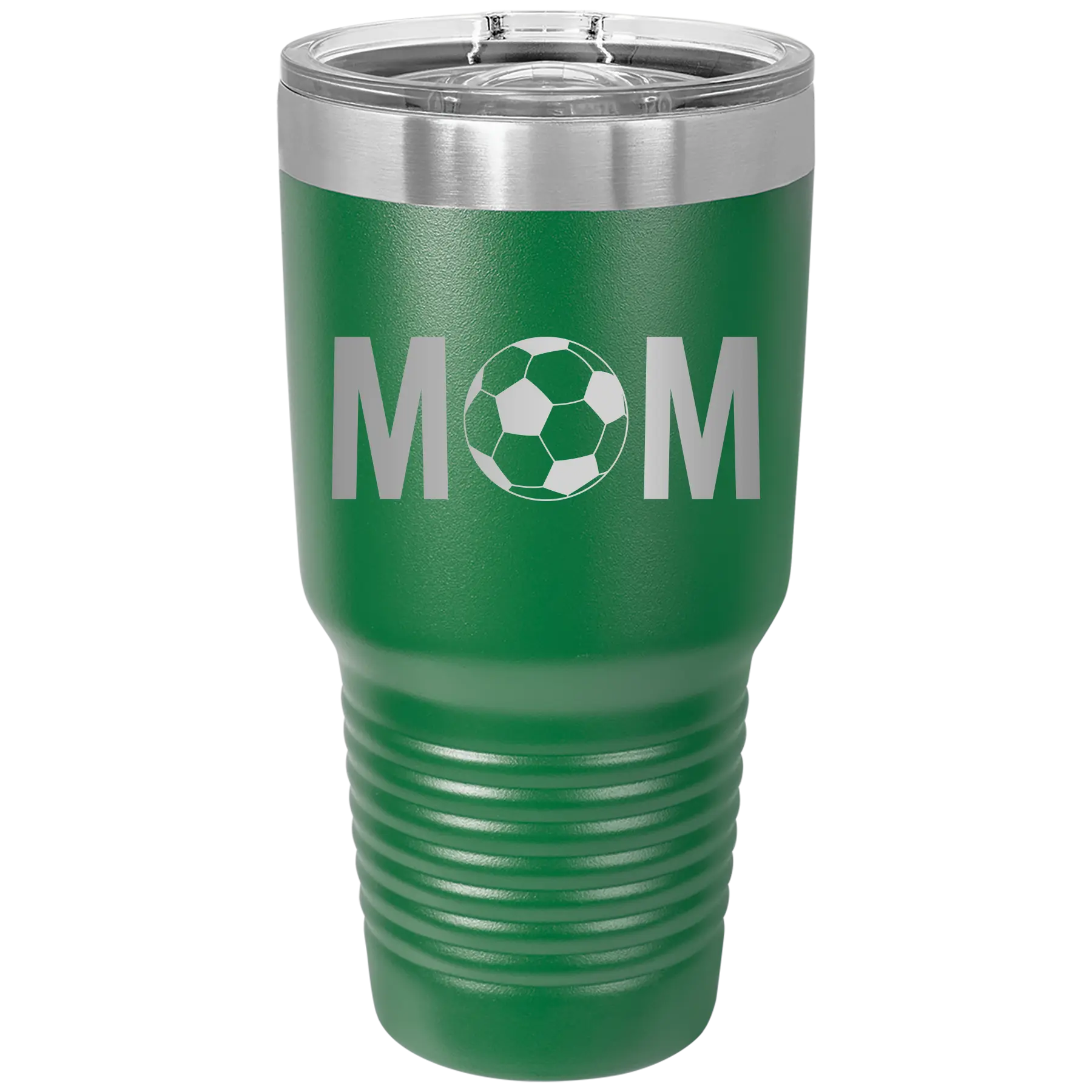 Mom Soccer 30 oz Tumbler | Green