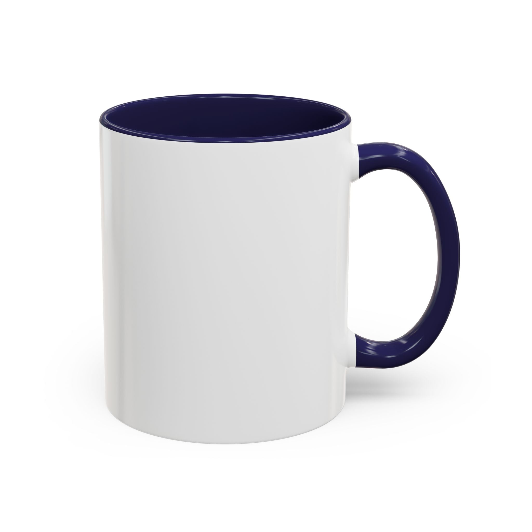 Heart Script Slogan Coffee Mug | Accent Black Handle and Rim
