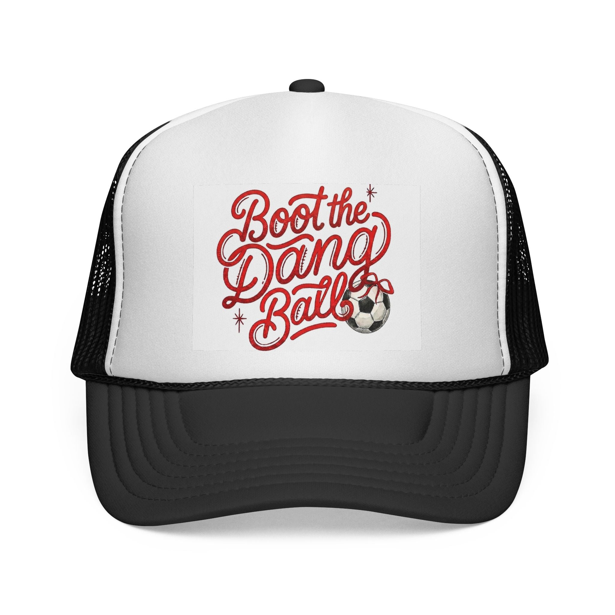 Boot the Dang Balls Trucker Cap | Soccer Phrase Baseball Hat