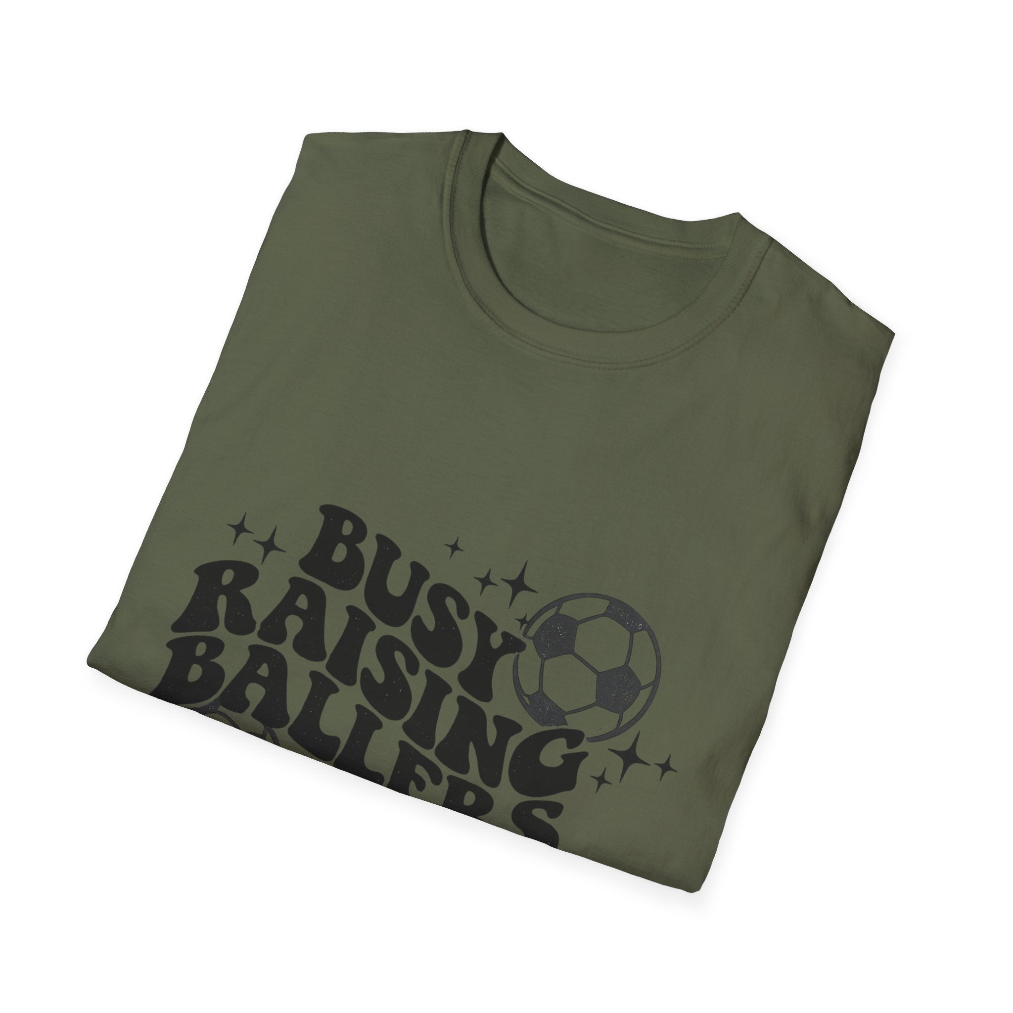 Busy Raising Ballers T-Shirt | Soccer Mom Dad Tee, Kids Soccer Parent Shirt