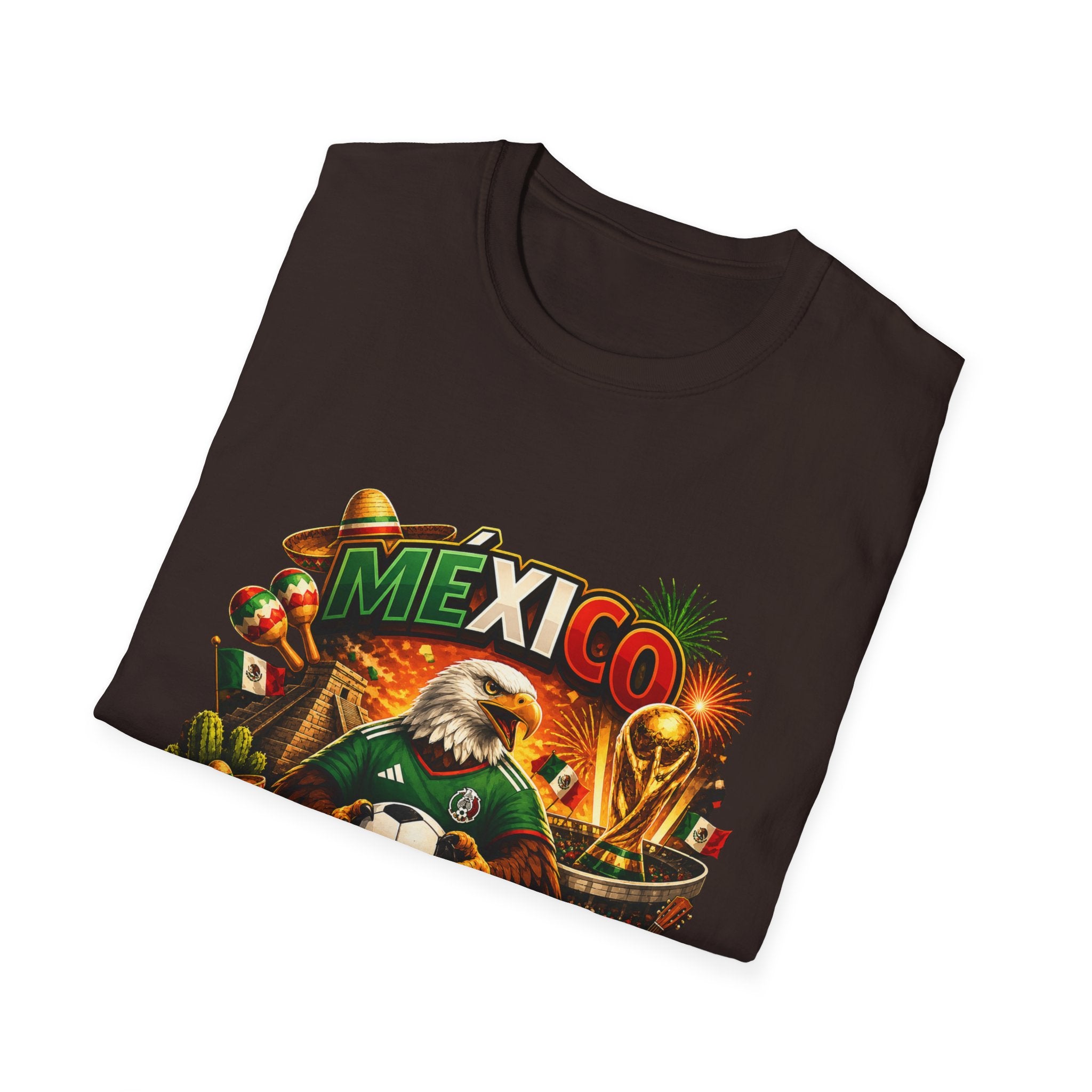 Mexico Si Se Puede T-Shirt | Mexican Eagle, Soccer, Guitar, Sombrero