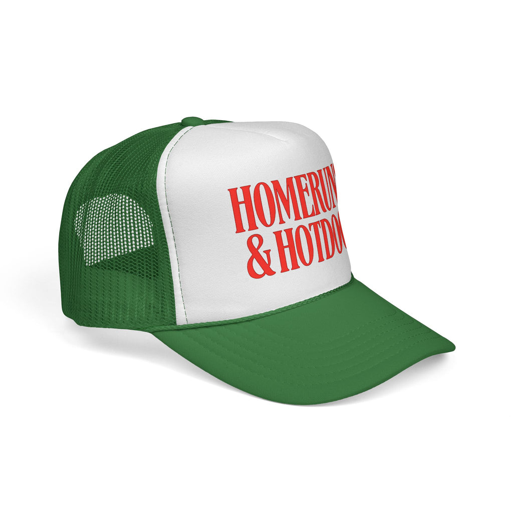 Homeruns & Hotdogs Trucker Cap | Baseball Theme Mesh Hat