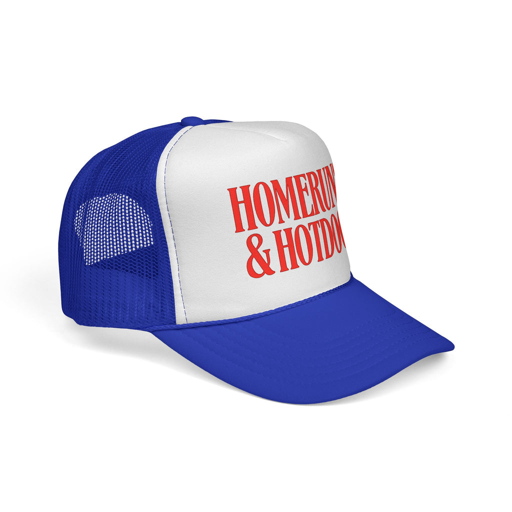 Homeruns & Hotdogs Trucker Cap | Baseball Theme Mesh Hat