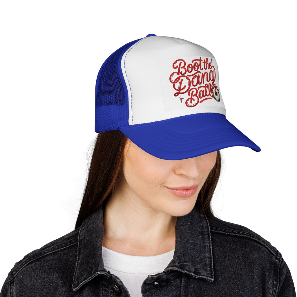 Boot the Dang Balls Trucker Cap | Soccer Phrase Baseball Hat