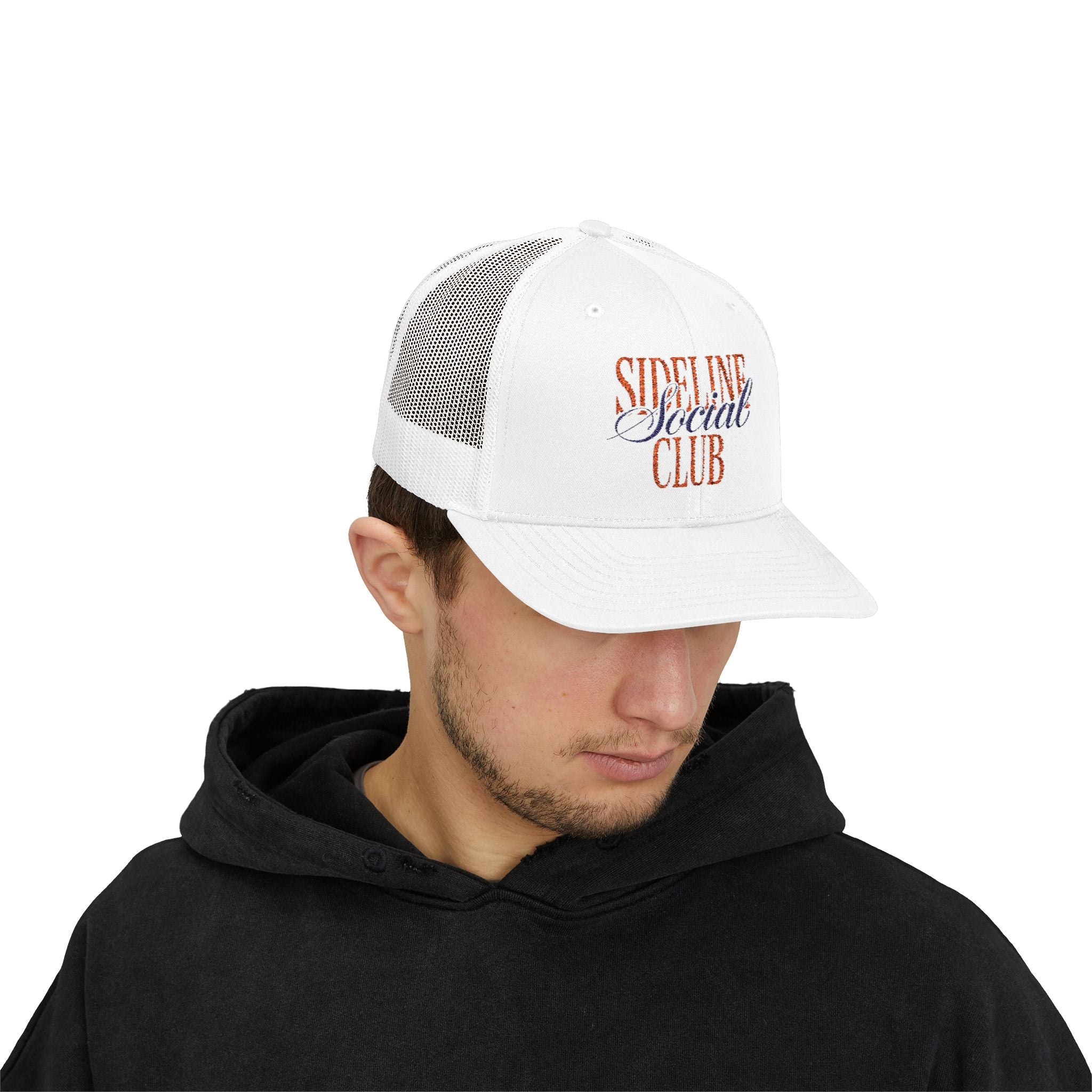 Sideline Social Club Trucker Cap | Embroidered Mesh Snapback
