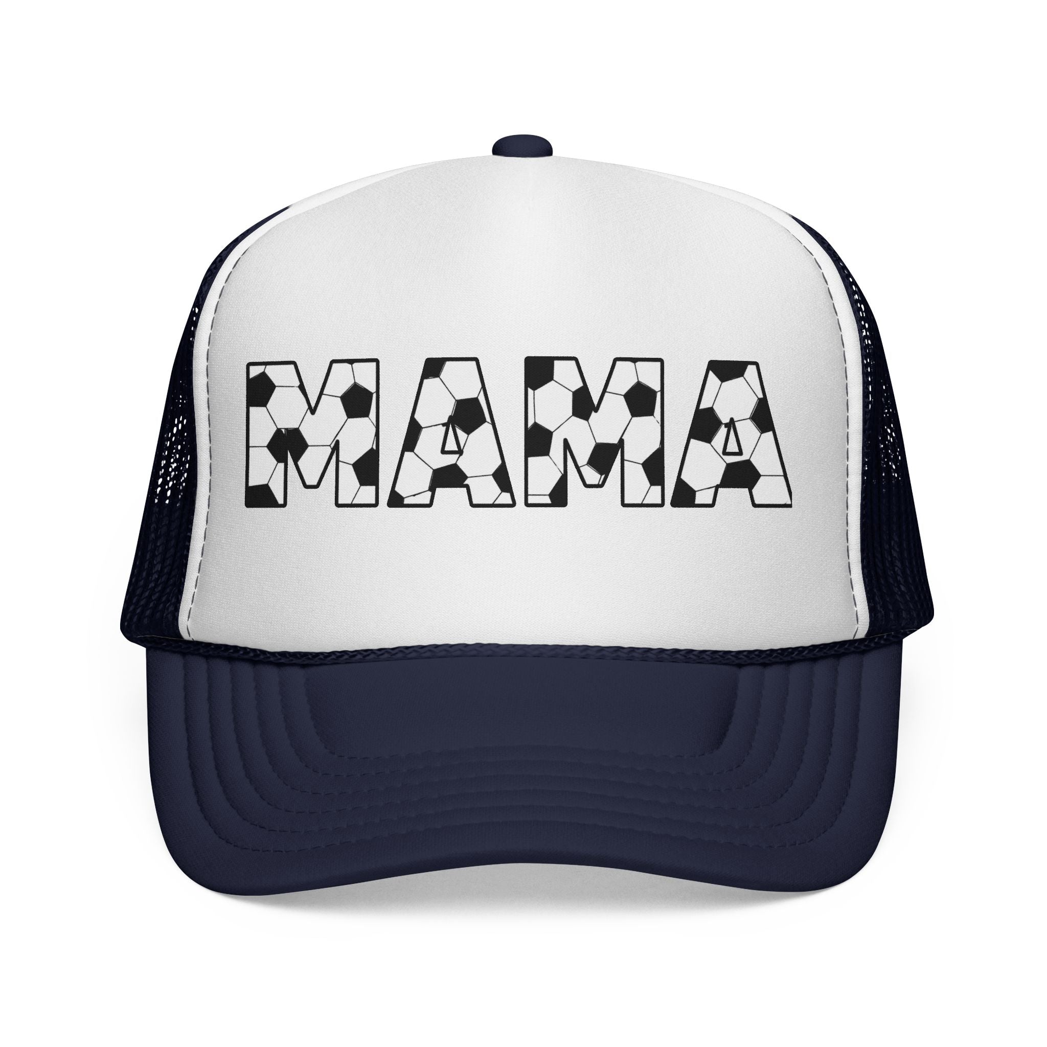 Soccer Ball MAMA Trucker Cap | Sports Mom Mesh Hat