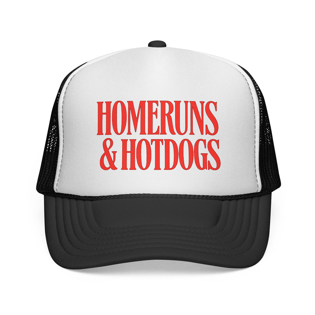 Homeruns & Hotdogs Trucker Cap | Baseball Theme Mesh Hat
