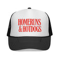 Homeruns & Hotdogs Trucker Cap | Baseball Theme Mesh Hat