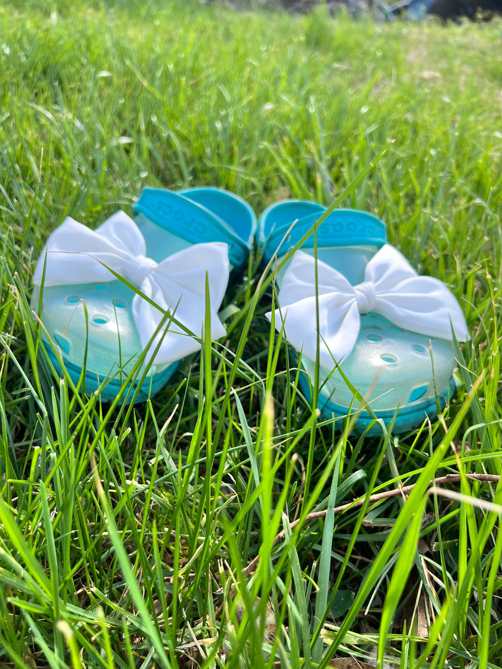 Cutie Bow Shoe Charm Set — Handmade Girly Bow Charm for Crocs & Clogs | Coquette Accessories