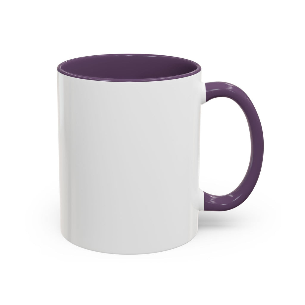 Heart Script Slogan Coffee Mug | Accent Black Handle and Rim