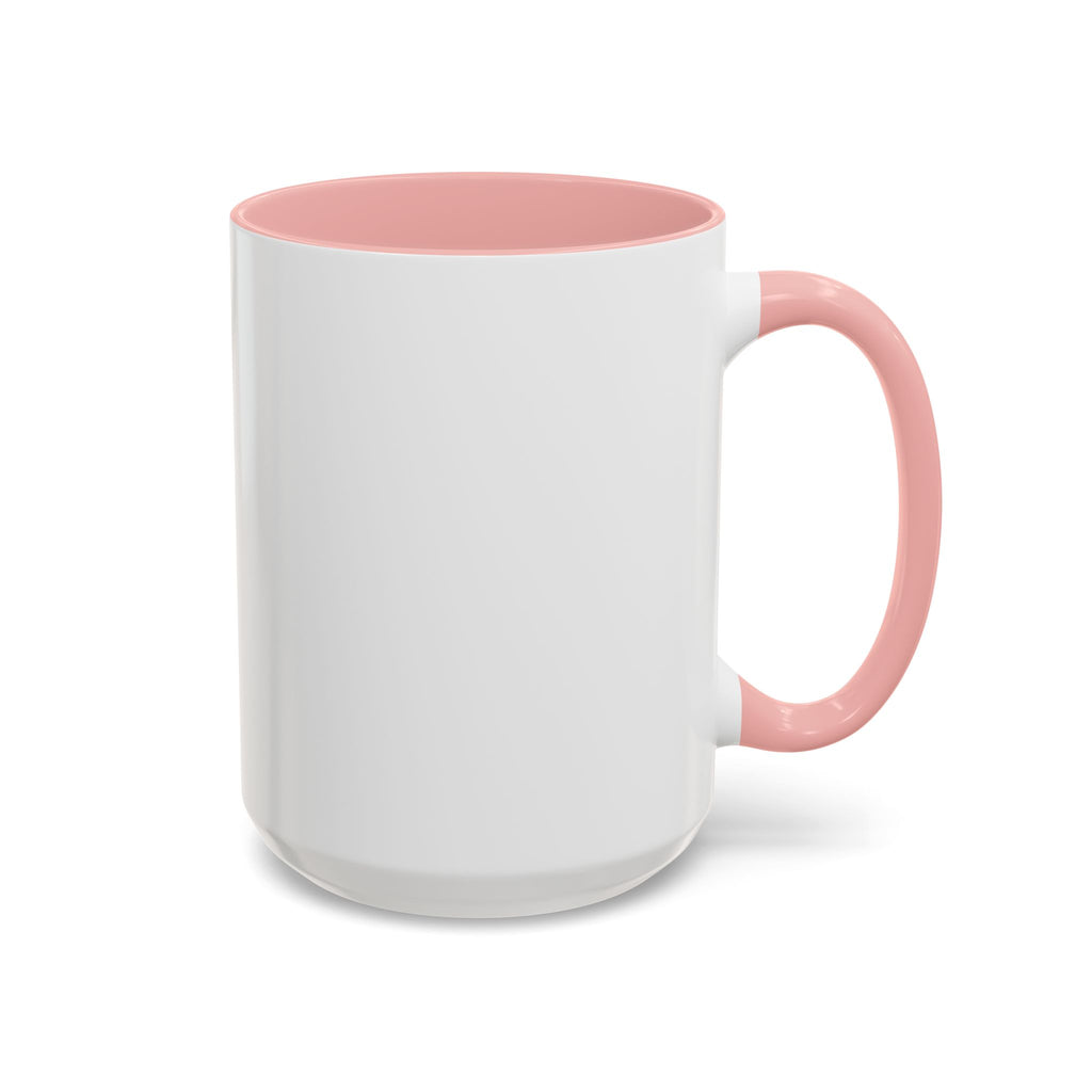 Heart Script Slogan Coffee Mug | Accent Black Handle and Rim