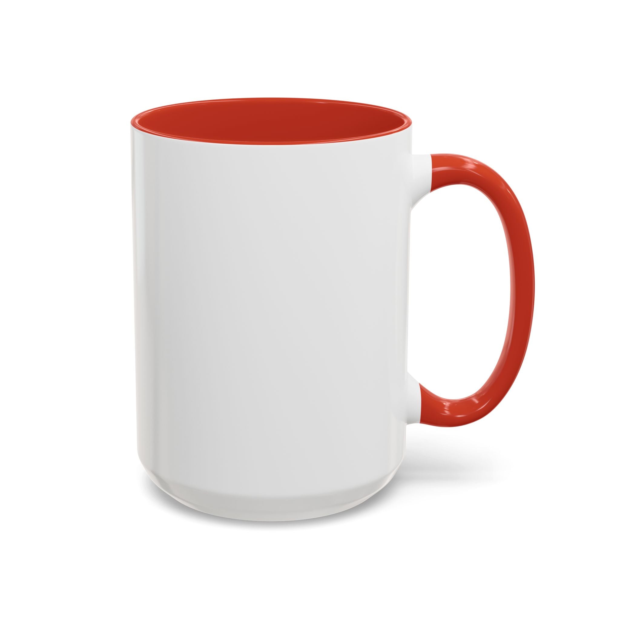 Heart Script Slogan Coffee Mug | Accent Black Handle and Rim