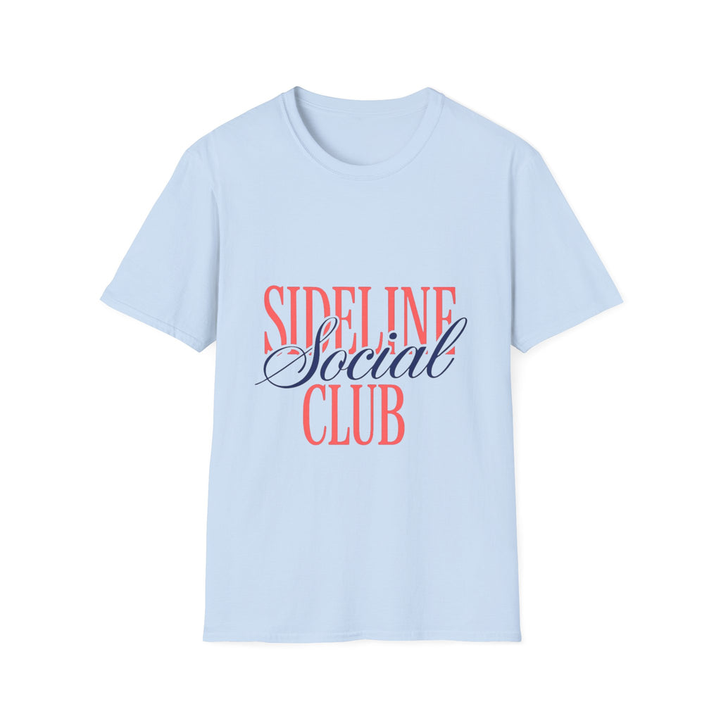 Sideline Social Club T-Shirt | Script Logo, Sports Fan Tee