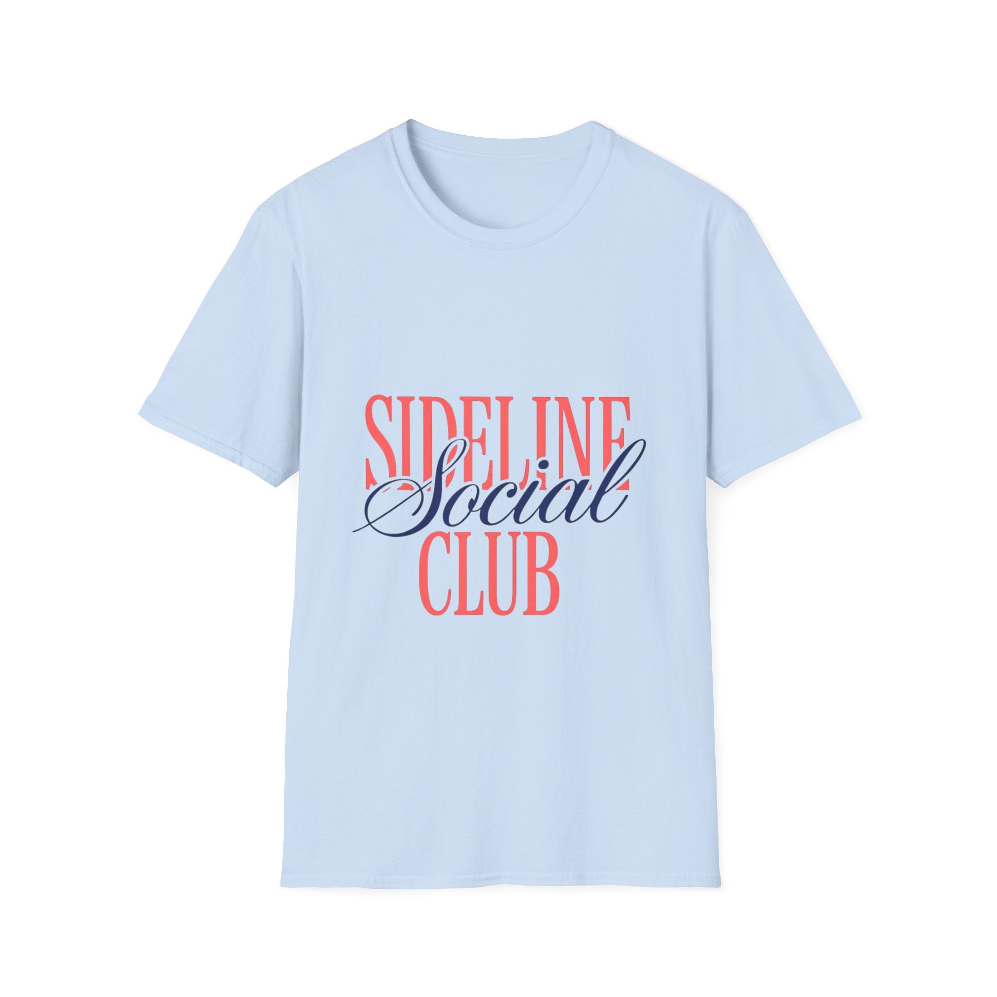 Sideline Social Club T-Shirt | Script Logo, Sports Fan Tee