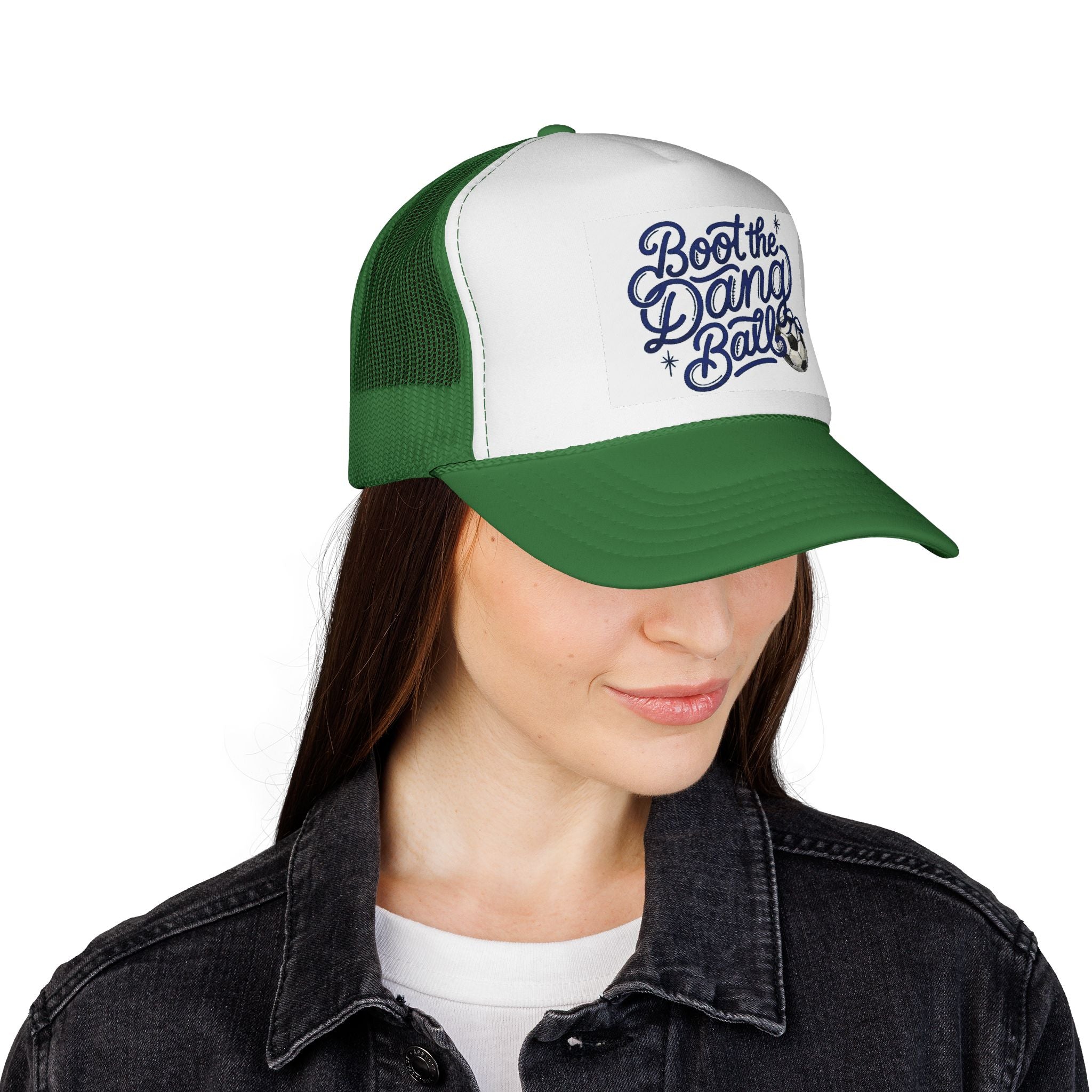 Boot the Dang Ball Trucker Cap 'The Ella"
