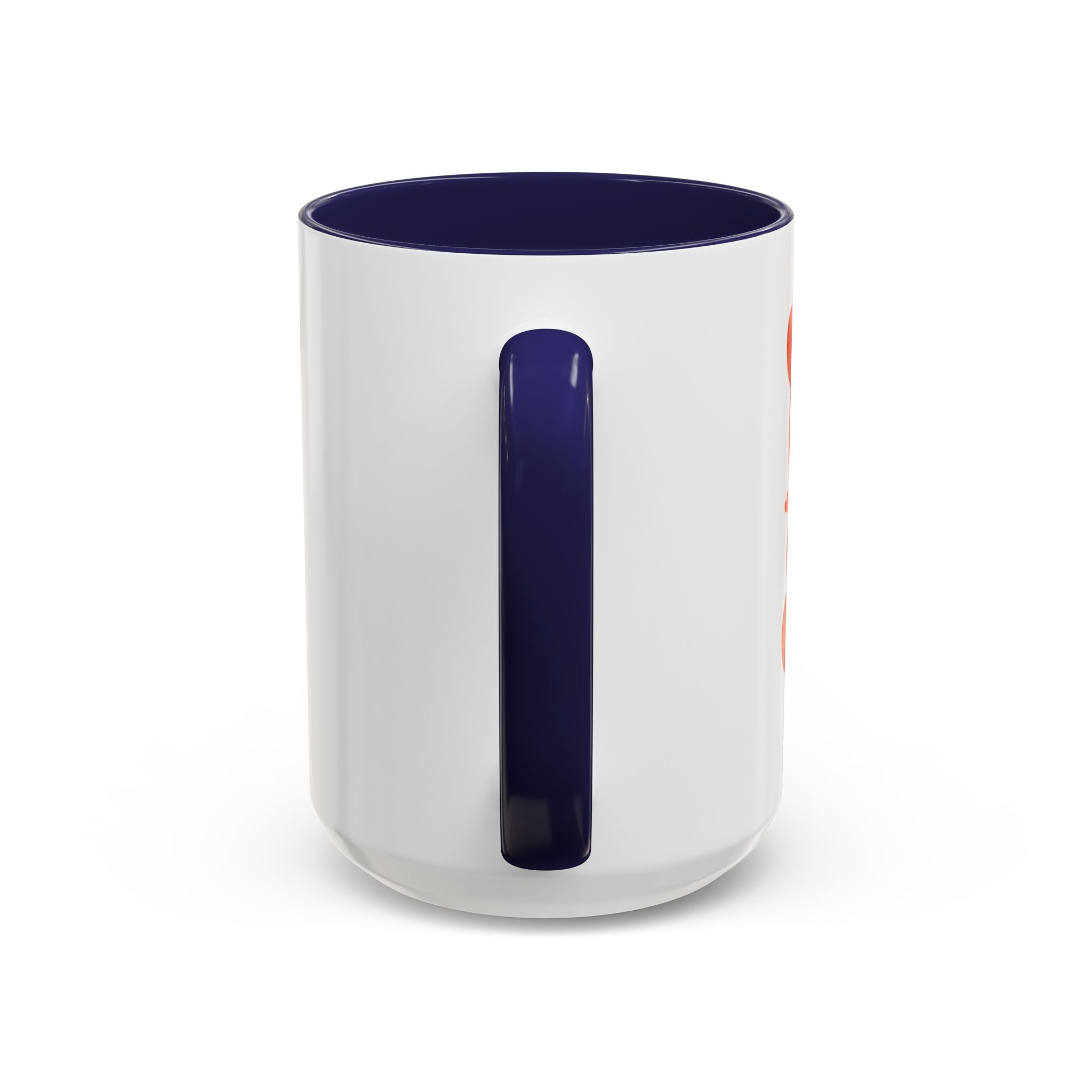 Heart Script Slogan Coffee Mug | Accent Black Handle and Rim