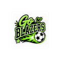 Soccer Ball Blazers Sticker | Vinyl Decal